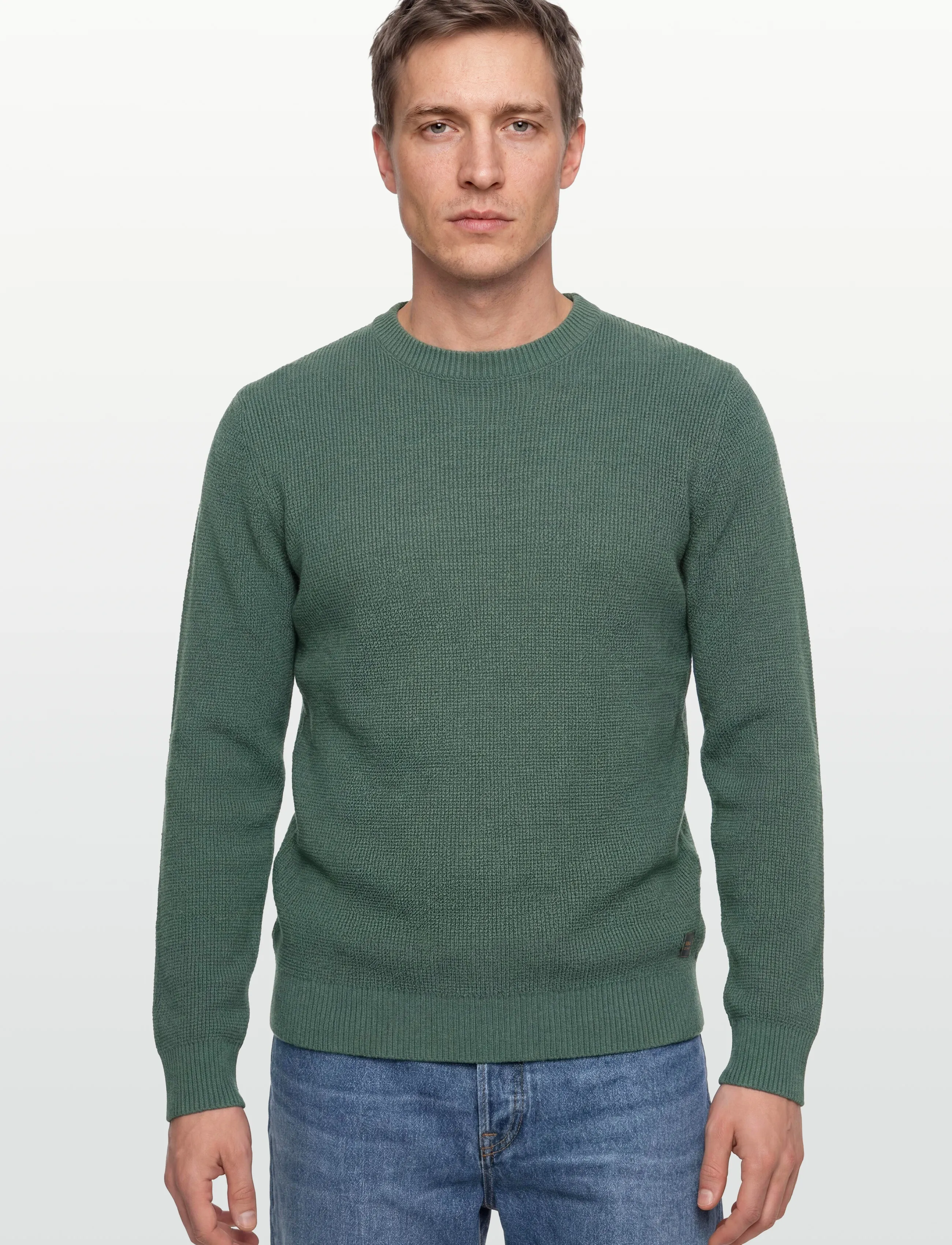 Signal - NICOSI STRUCTURE KNIT - trøjer - aged green mel - 3