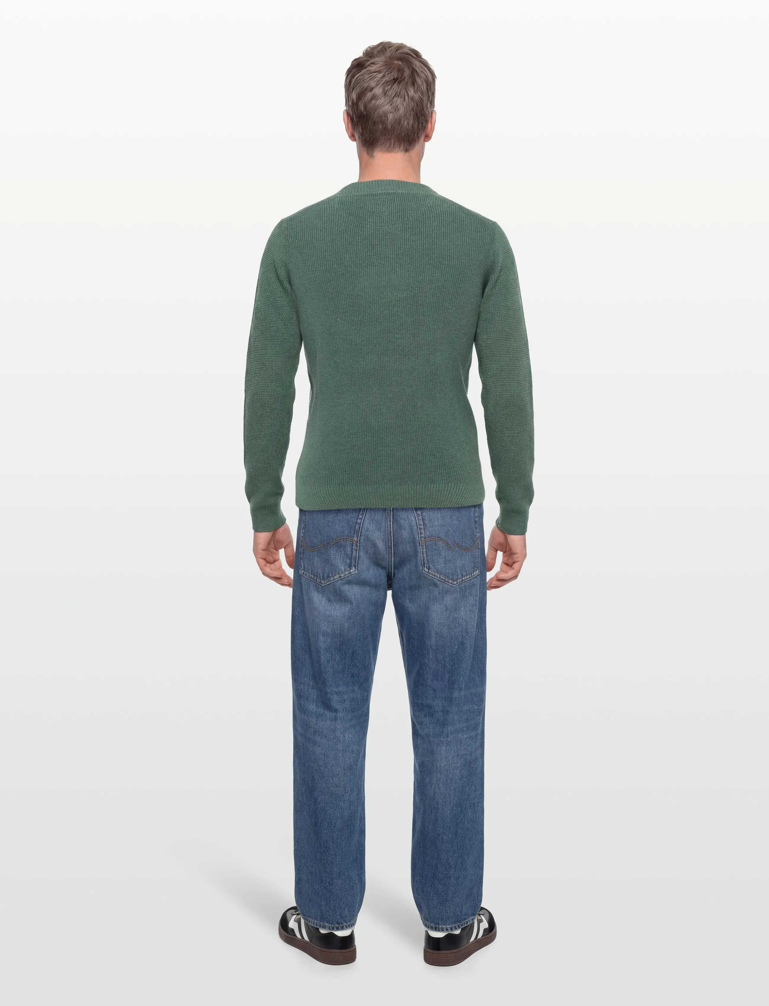 Signal - NICOSI STRUCTURE KNIT - trøjer - aged green mel - 4