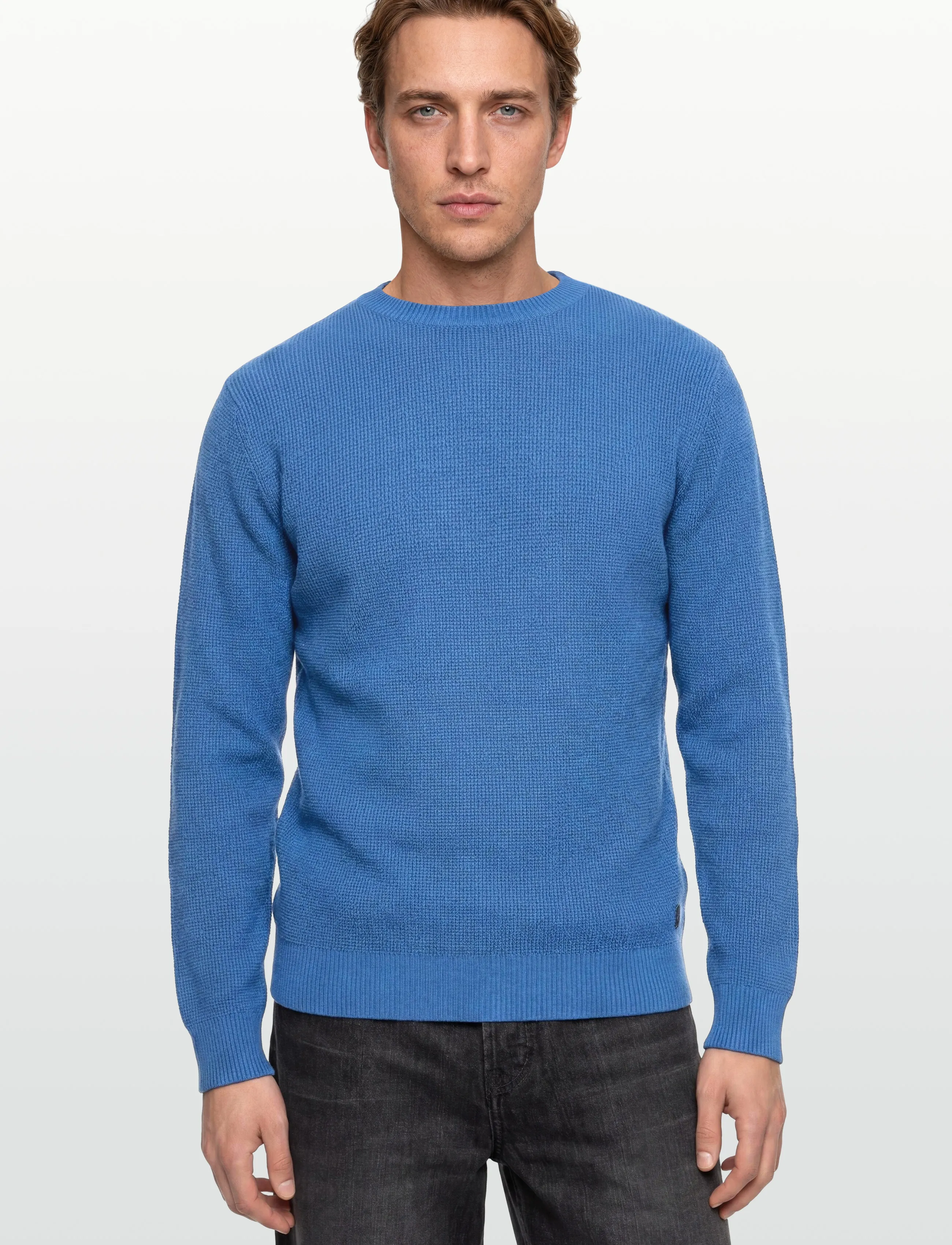Signal - NICOSI STRUCTURE KNIT - trøjer - blue slip stream mel - 3