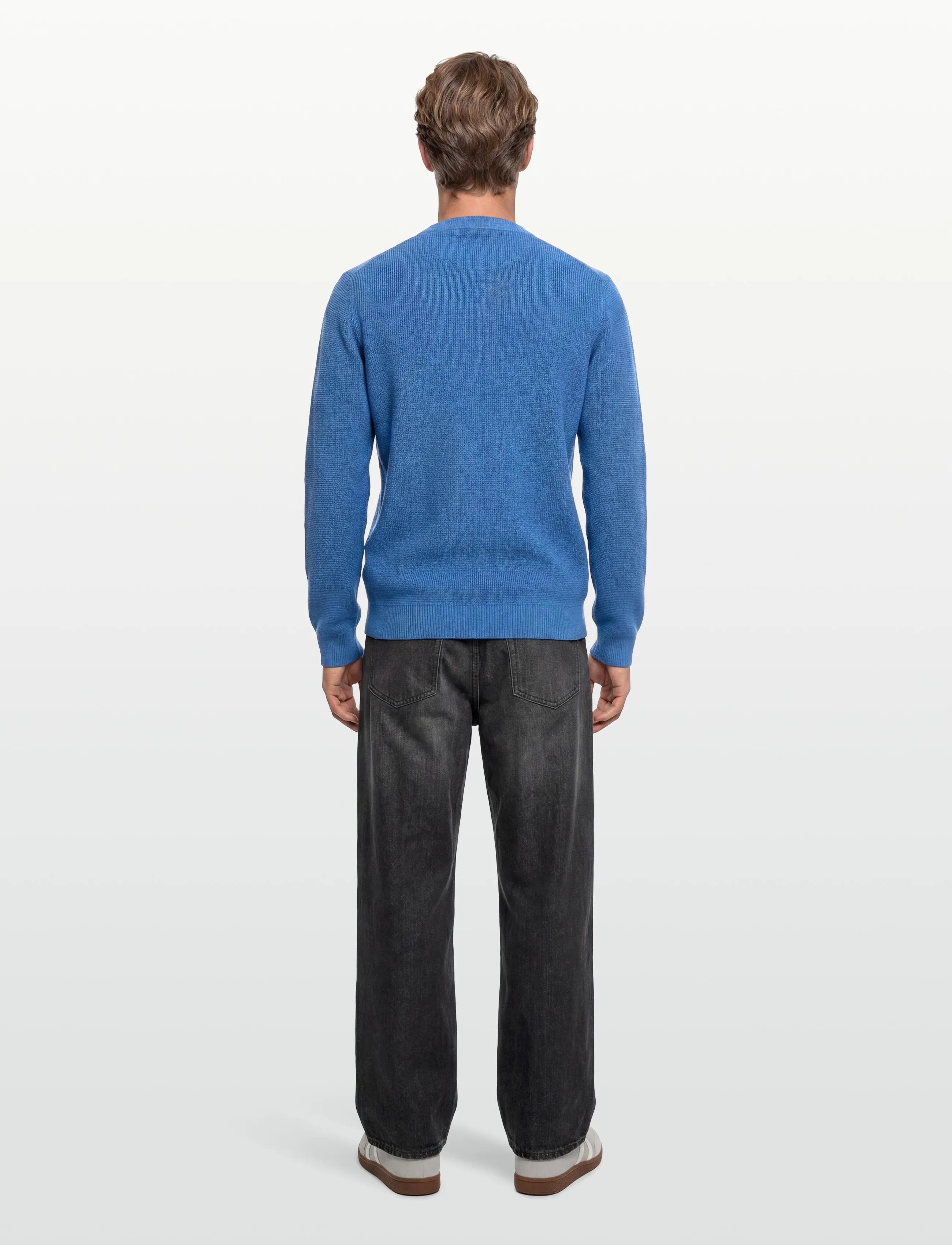 Signal - NICOSI STRUCTURE KNIT - trøjer - blue slip stream mel - 4