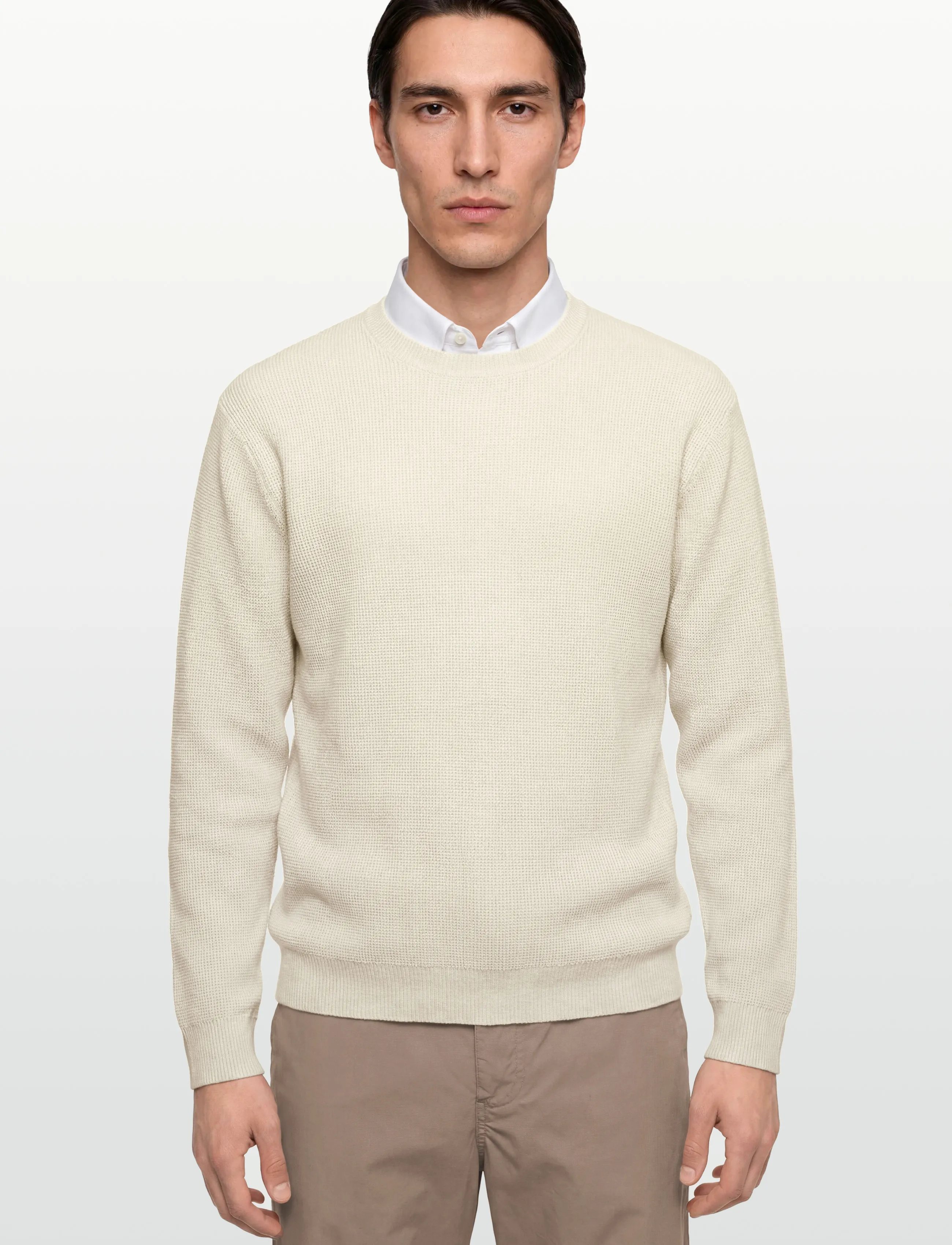 Signal - NICOSI STRUCTURE KNIT - trøjer - egret dust mel - 3