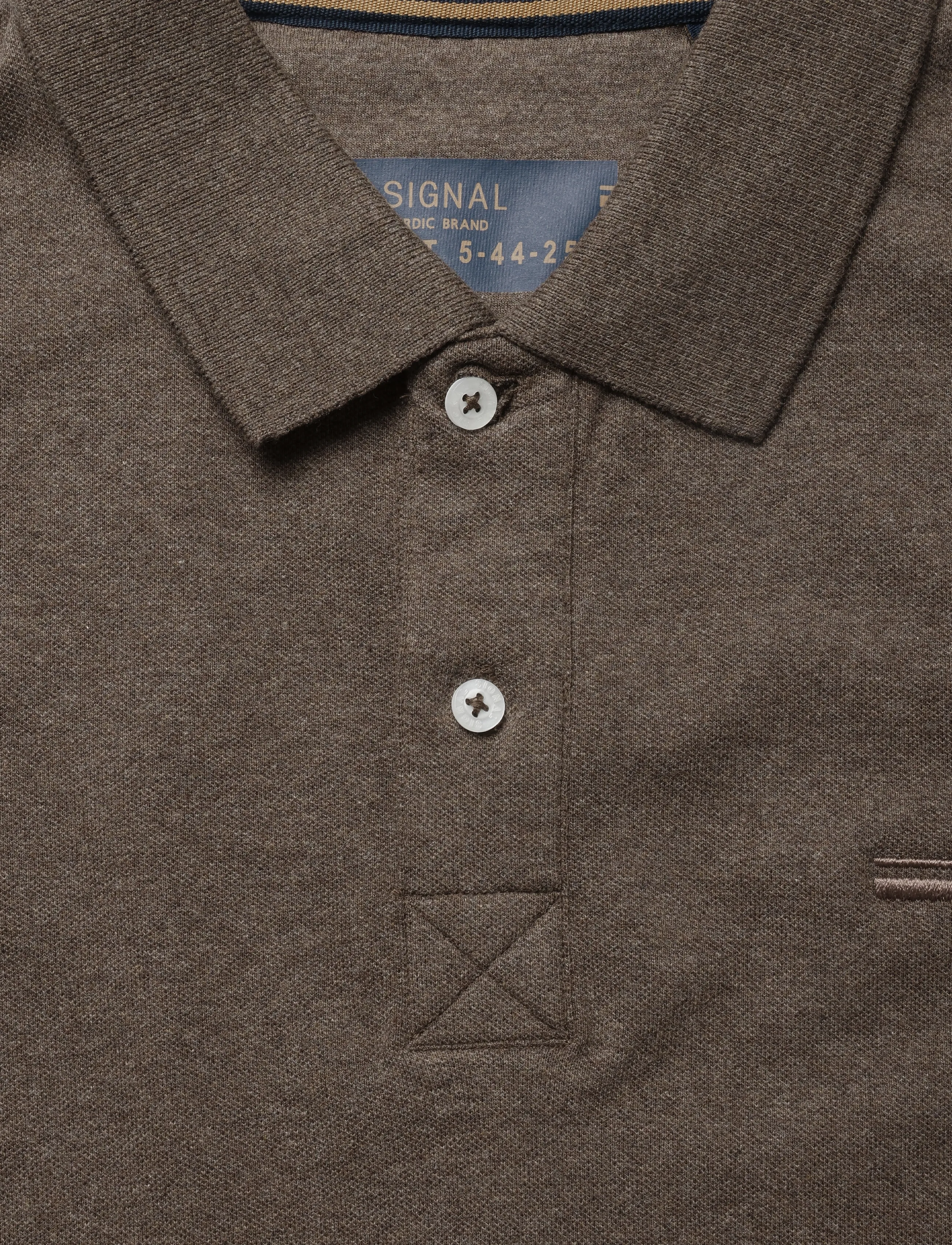 Signal - NICKYSI - kortärmade pikéer - chocolat brown melange - 5