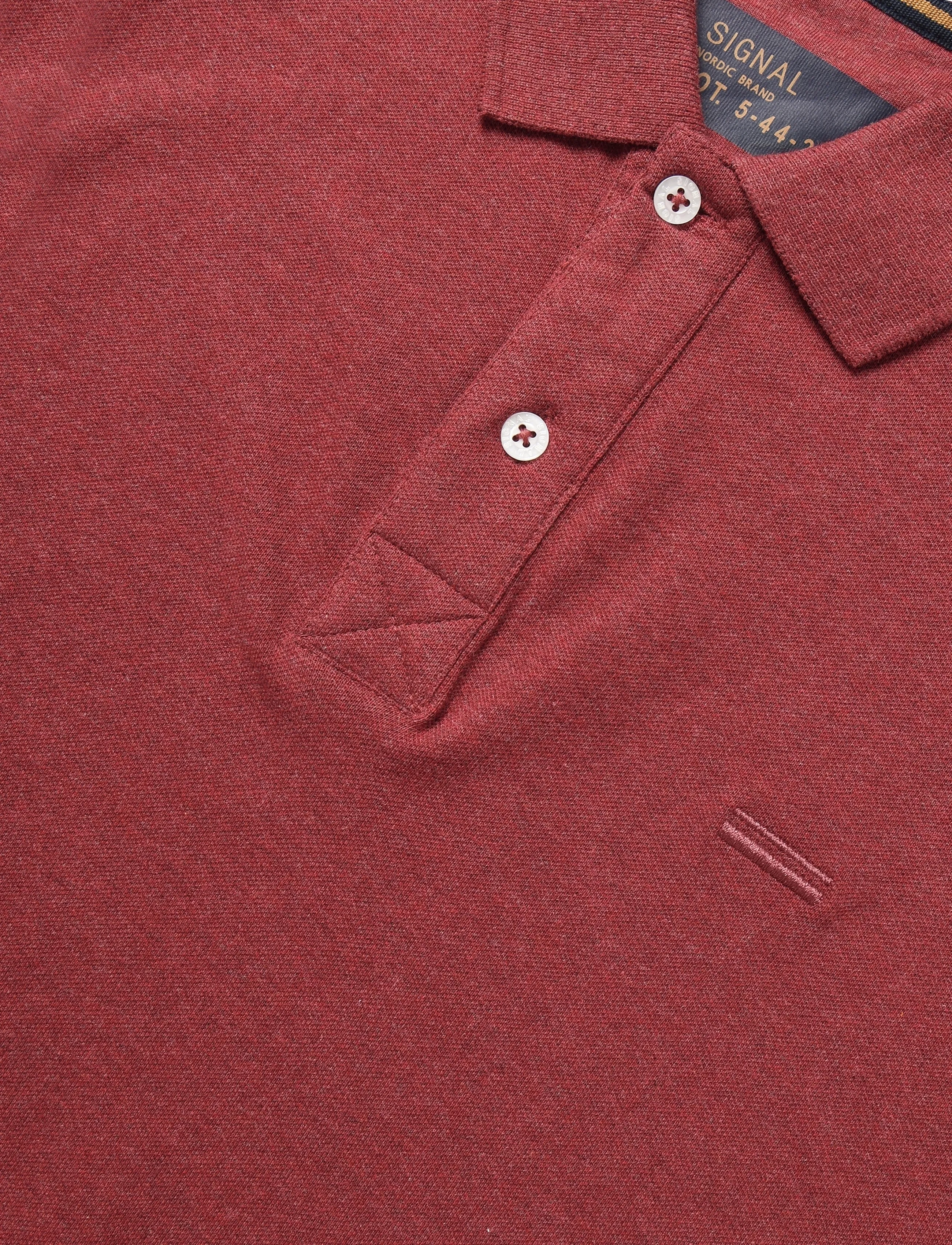 Signal - NICKYSI - kortärmade pikéer - tandoori red melange - 5