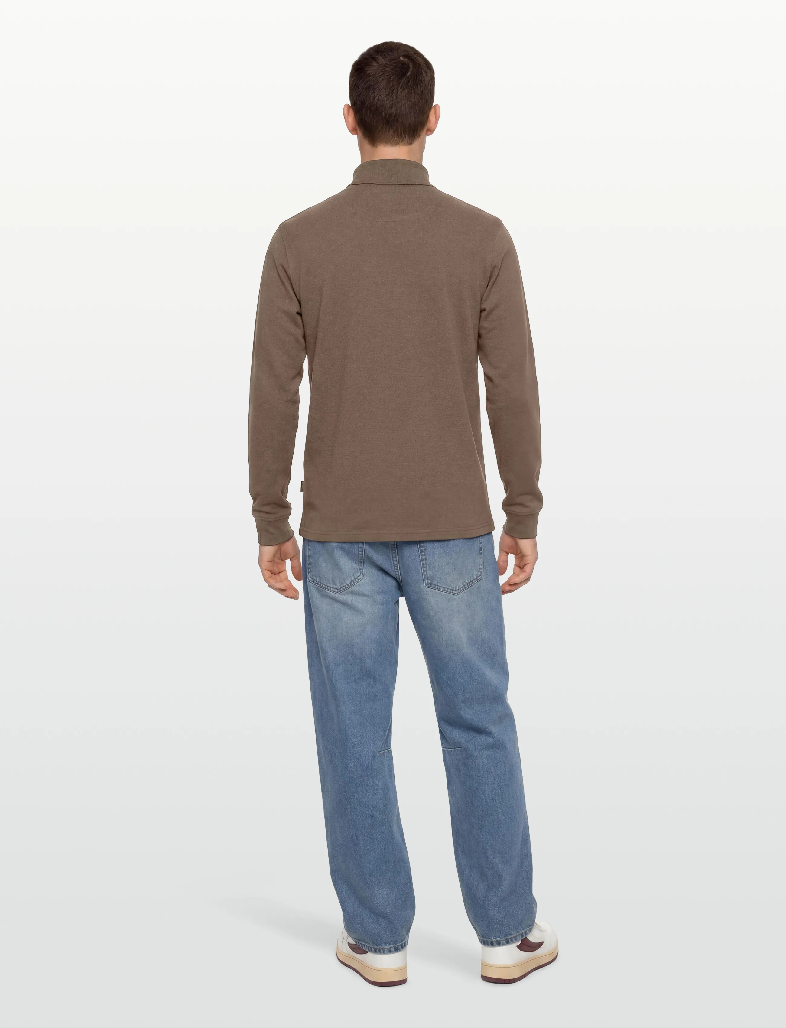 Signal - OSWALDSI SINGLE - rollkragen - chocolat brown melange - 3