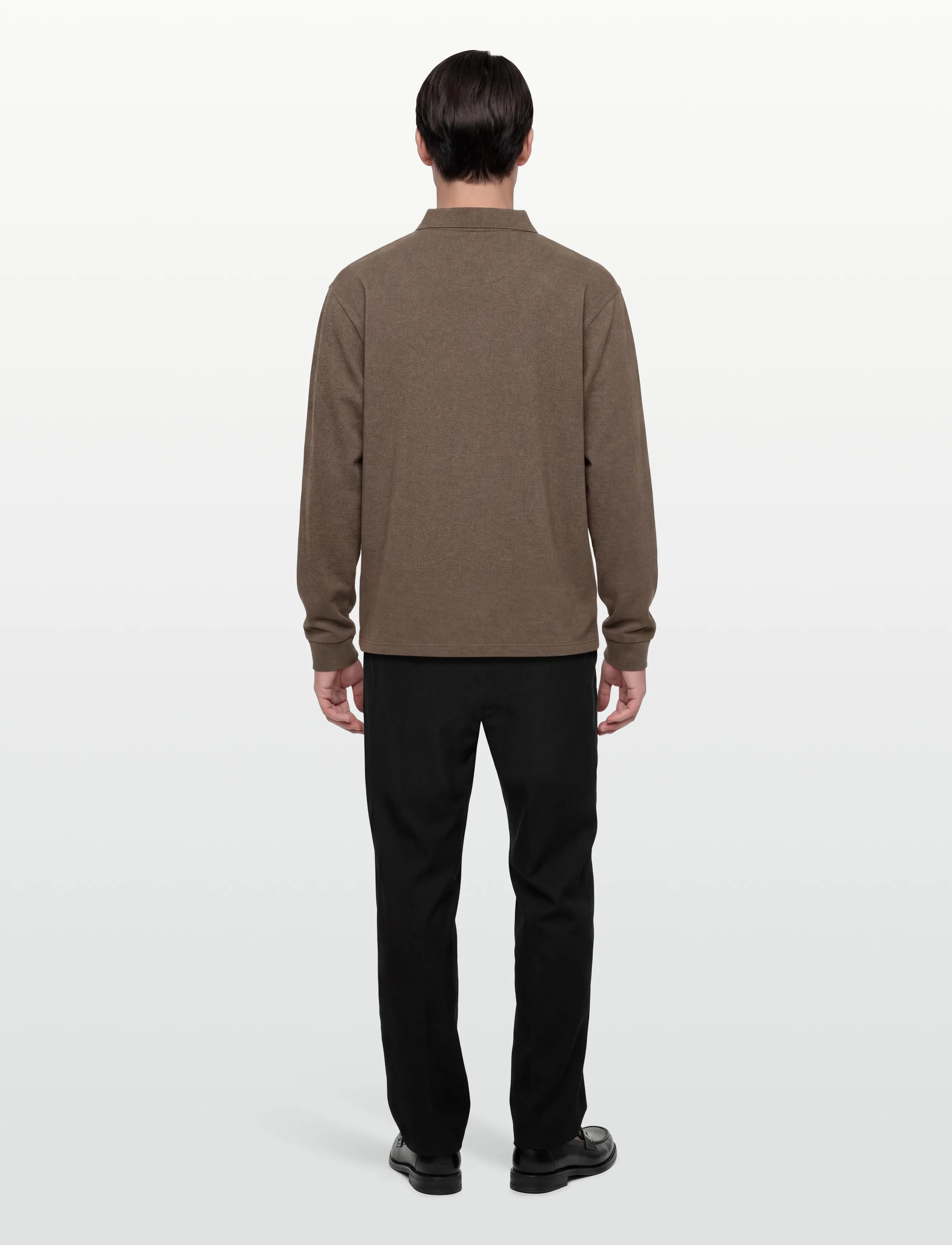 Signal - NEILSI LS POLO - pikkade varrukatega polod - chocolat brown melange - 4