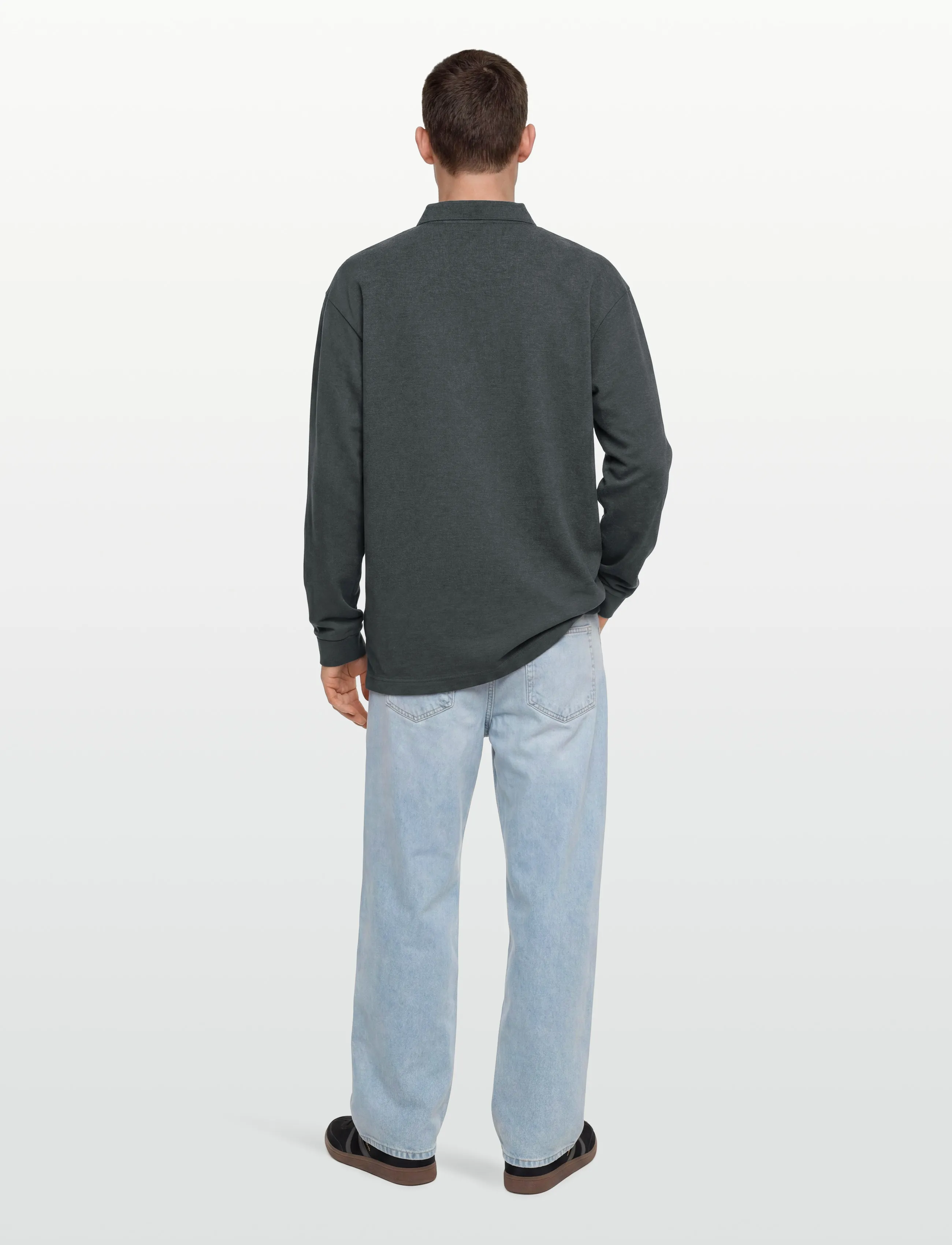 Signal - NEILSI LS POLO - langærmede poloer - grey volcano melange - 5