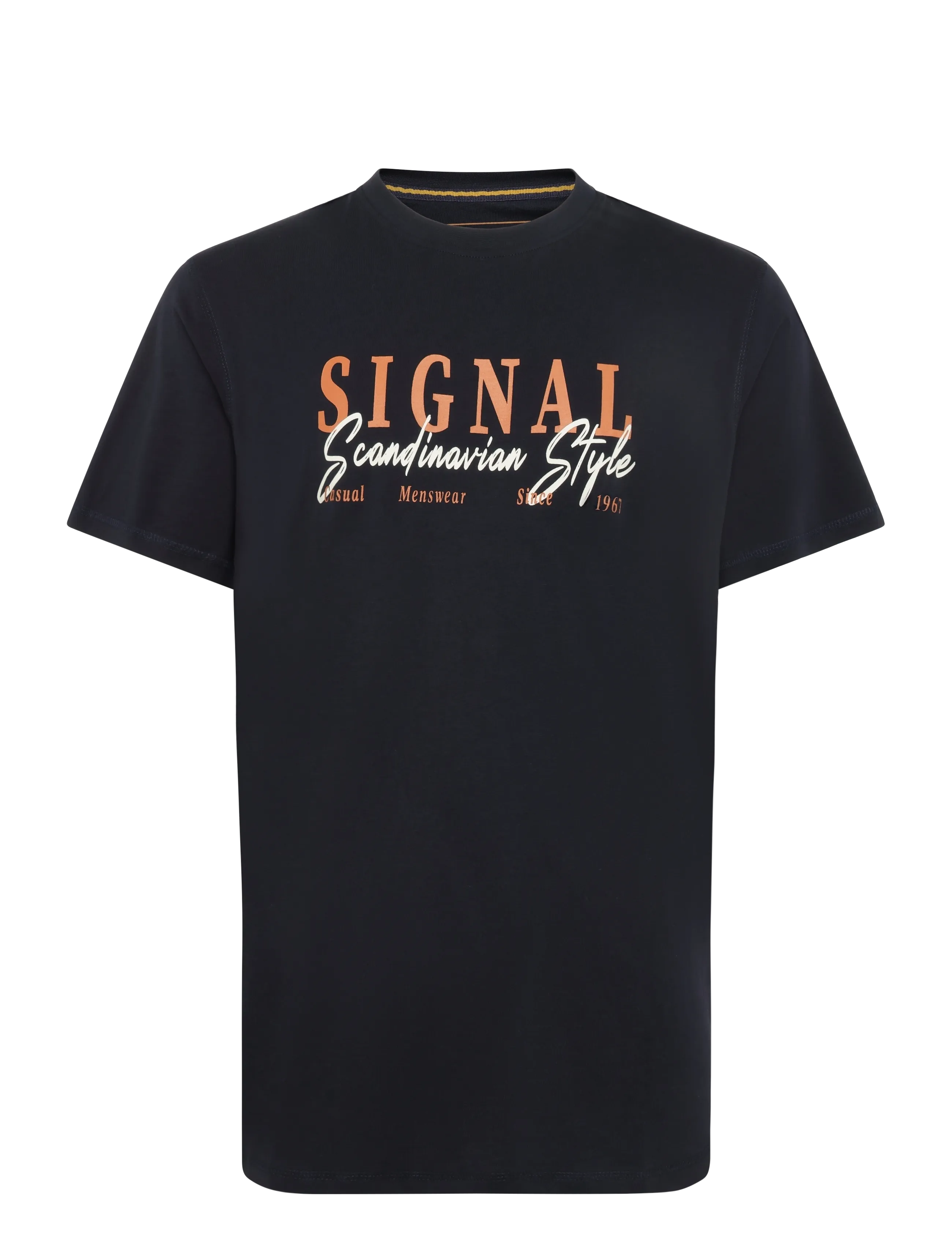 Signal ERICSI GAVIN TEE - T-shirts - DEEP MARINE / navy