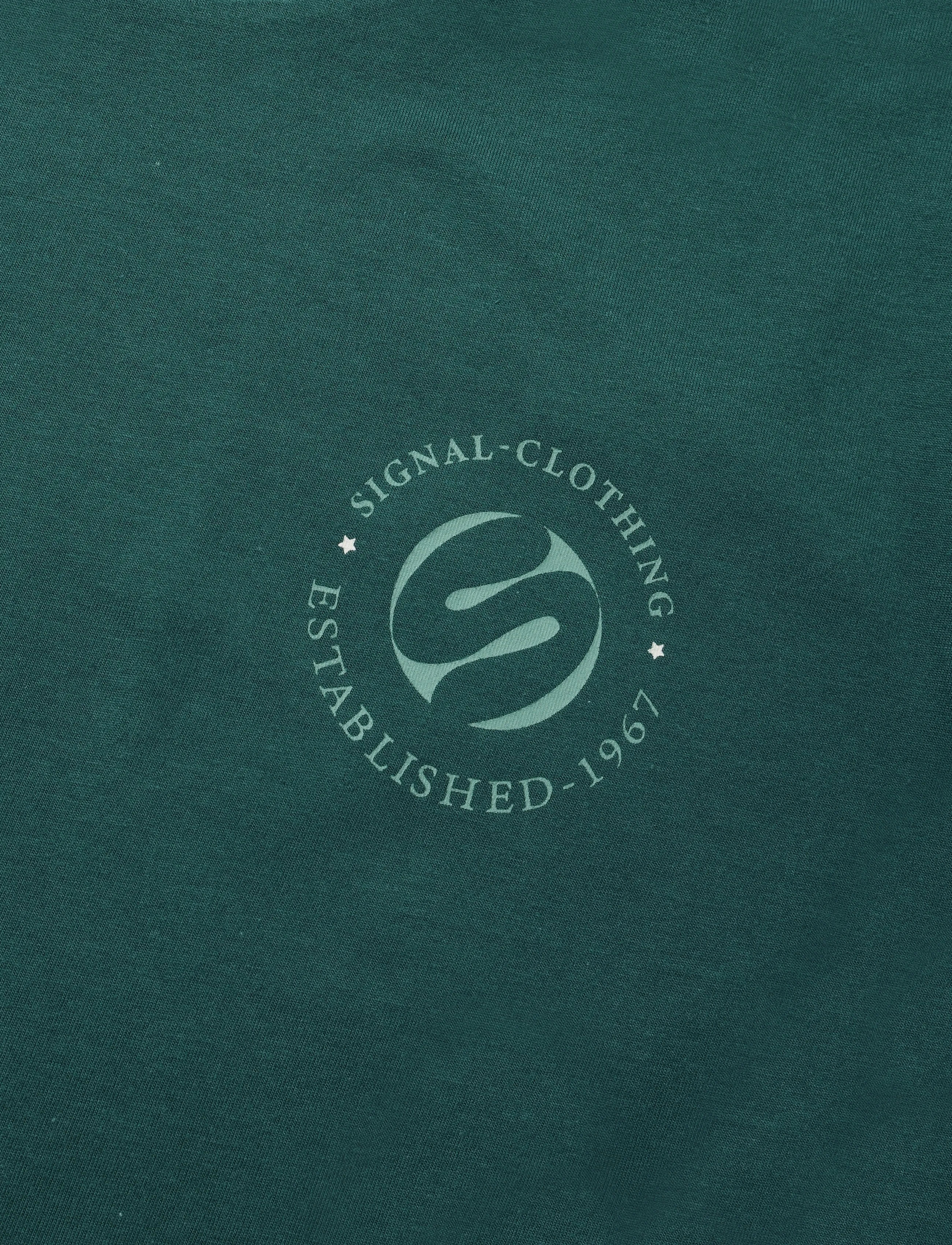 Signal - ELIASSI CHEST PRINT TEE - lägsta priserna - atlantic green - 5