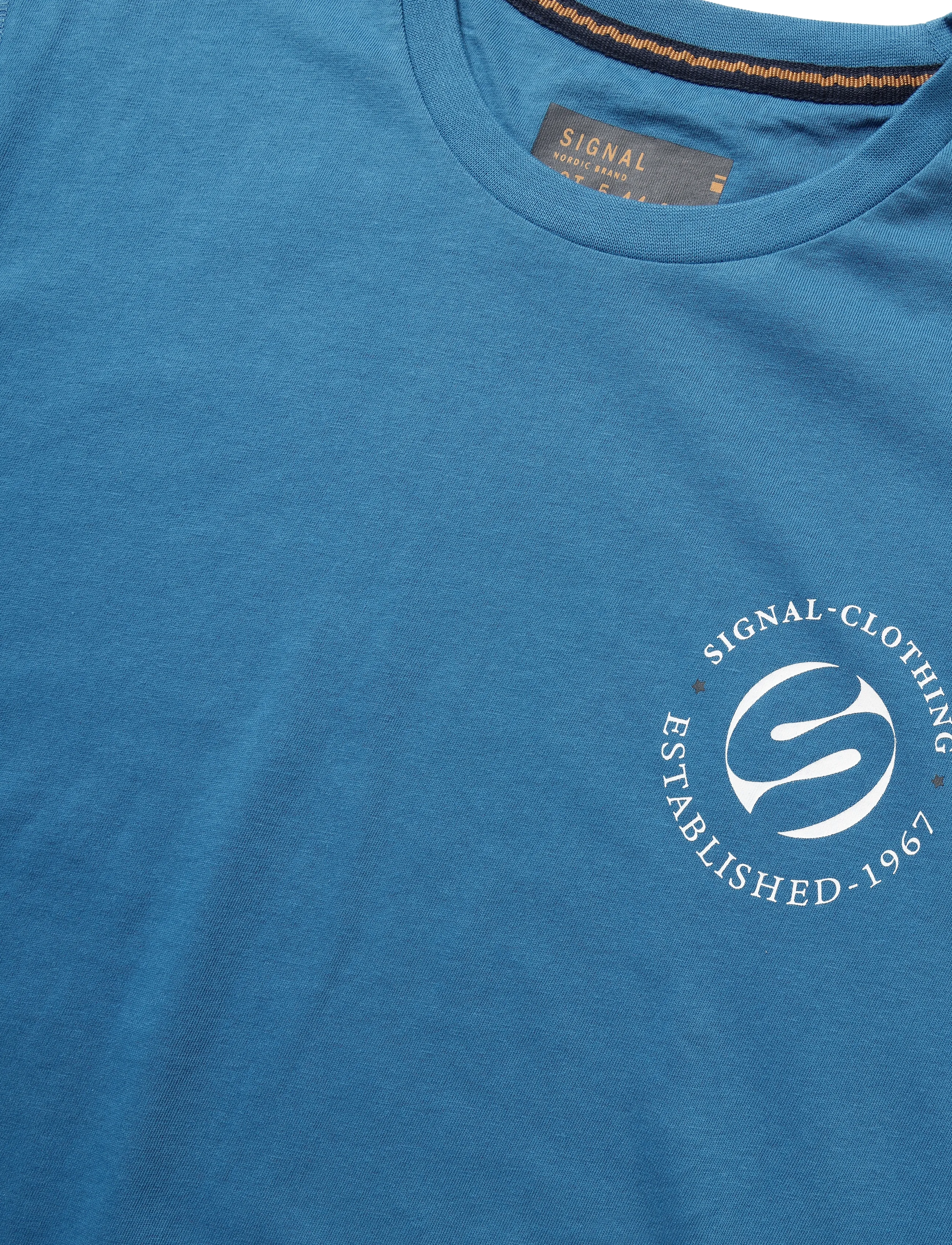 Signal - ELIASSI CHEST PRINT TEE - lowest prices - imperial blue - 2