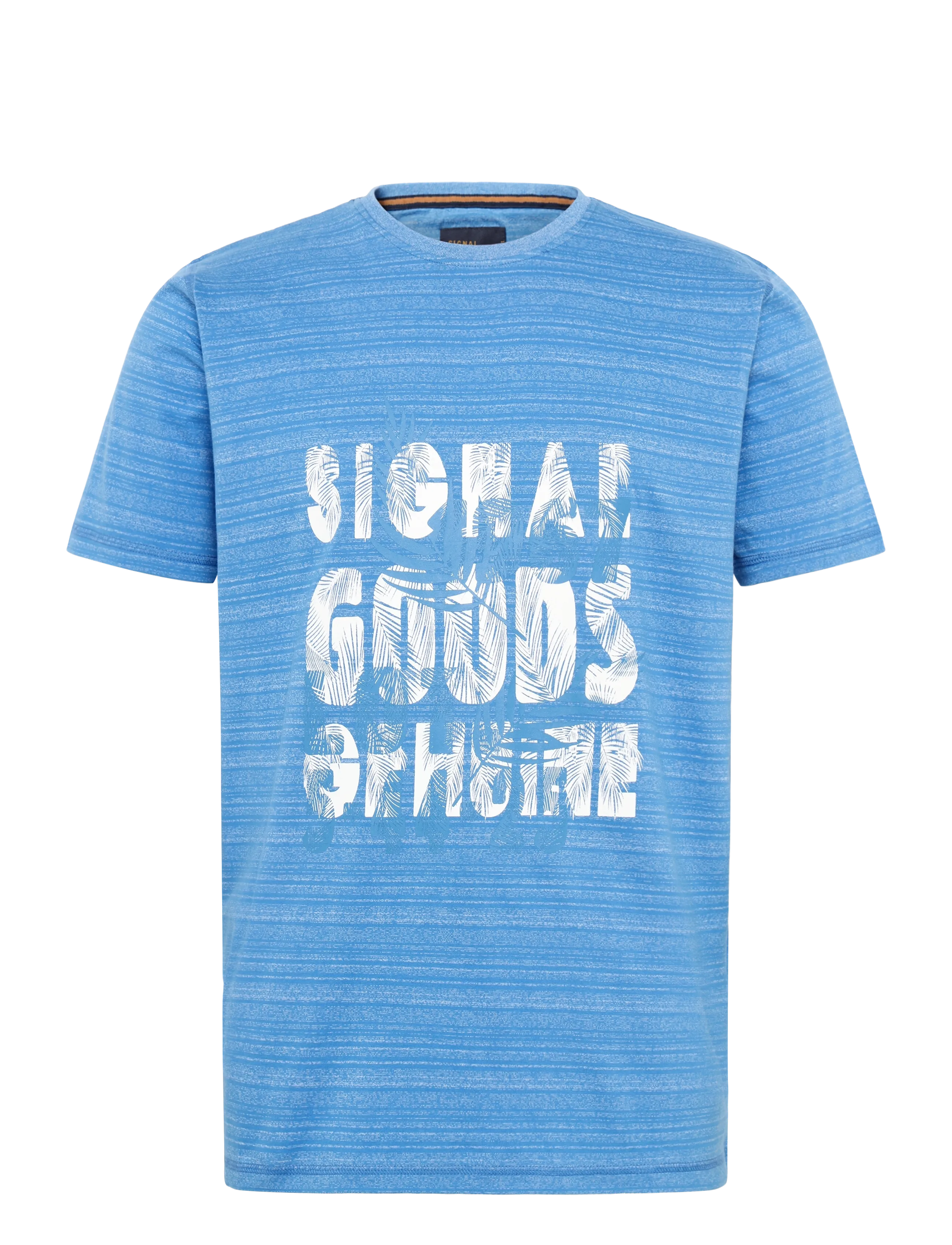 Signal ULRICSI SHADOWSTRIPE W.PRINT - T-shirts - BLUE SLIP STREAM / blue