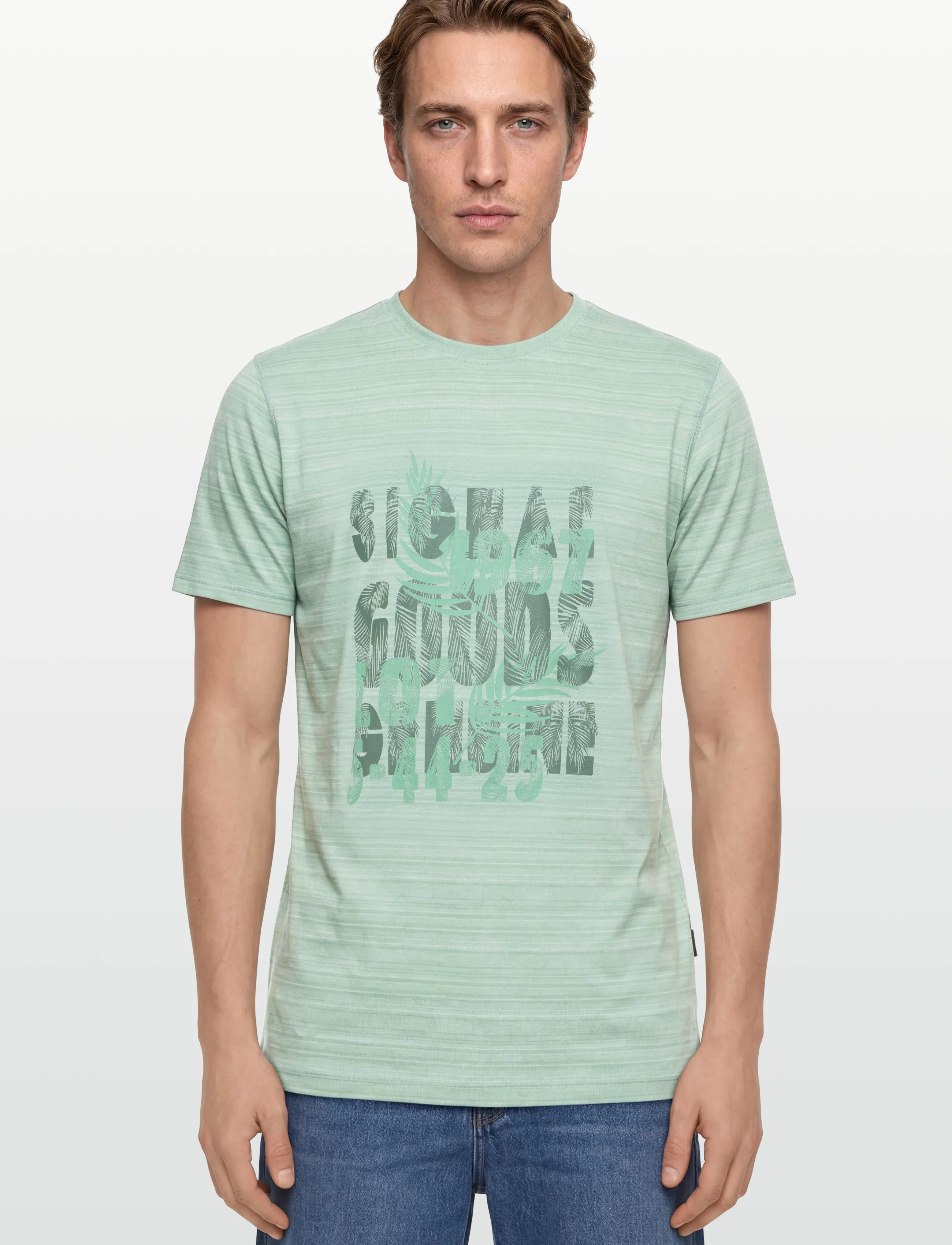 Signal - ULRICSI SHADOWSTRIPE W.PRINT - laveste priser - worn green - 4