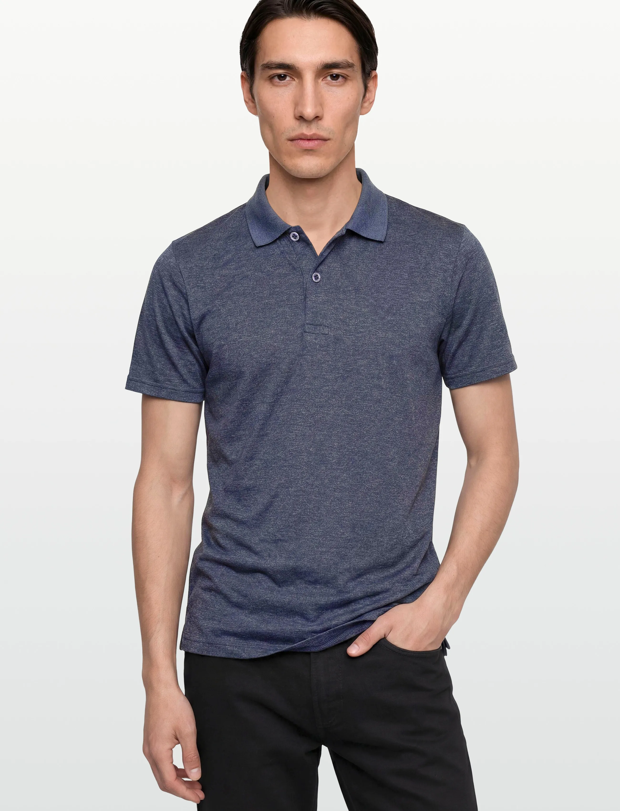 Signal - THEOSI TECH POLO - kortærmede poloer - deep marine - 3