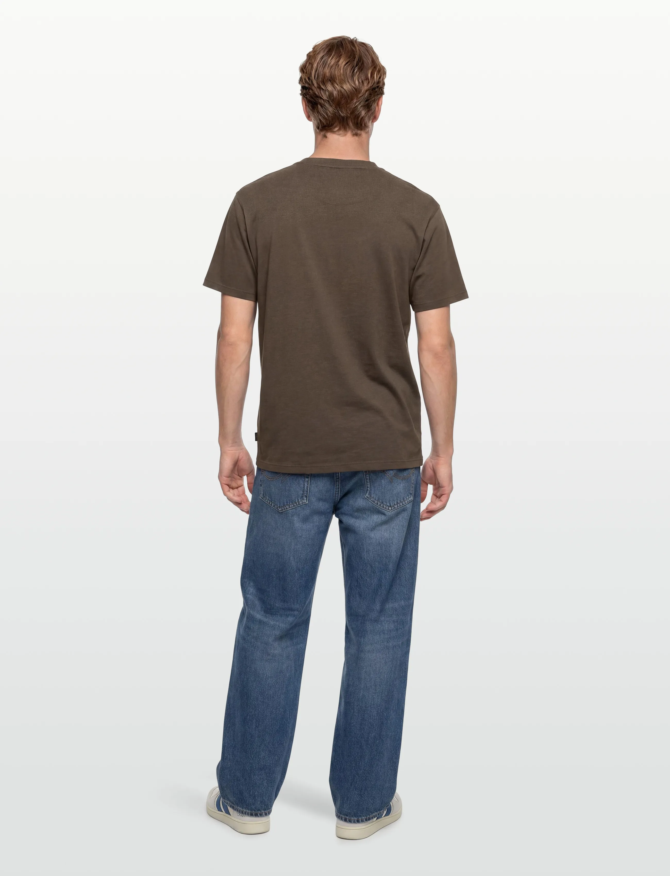 Signal - LIAMSI FRONT PRINT TEE - lägsta priserna - chocolat brown melange - 4
