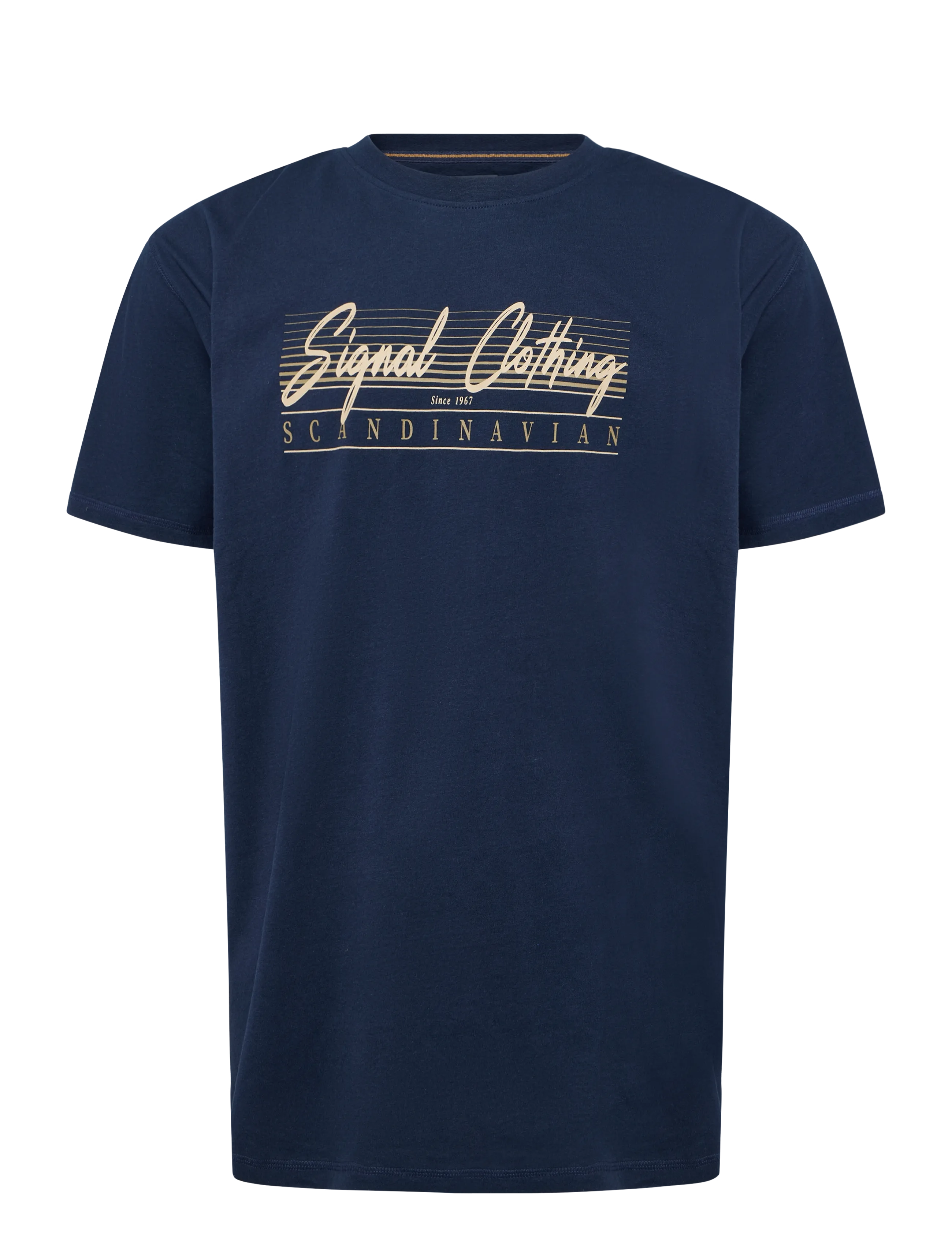 Signal LIAMSI FRONT PRINT TEE - Booztlet only men - DEEP MARINE / navy
