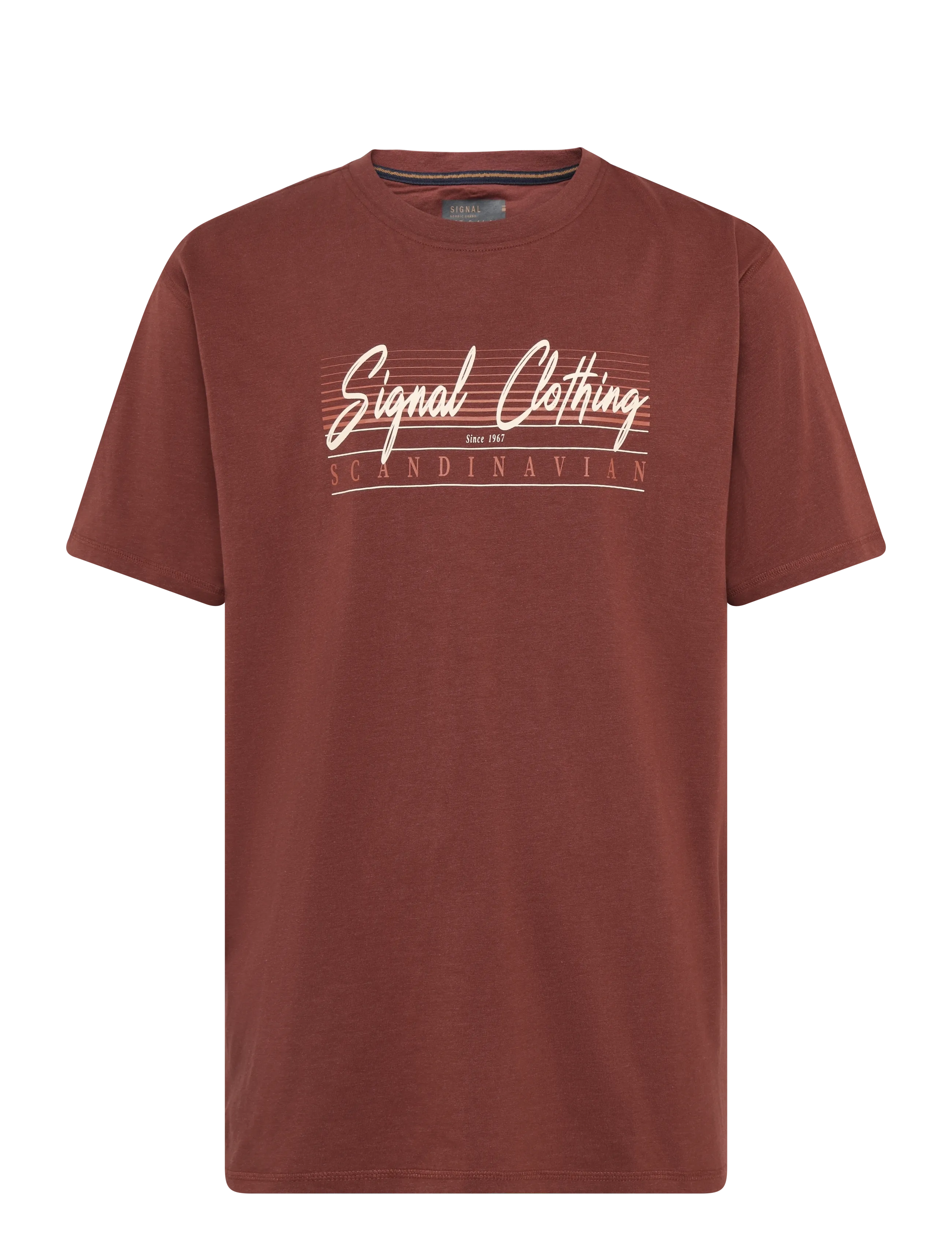 SIGNAL Liamsi Front Print Tee Rot - XXL - Herren