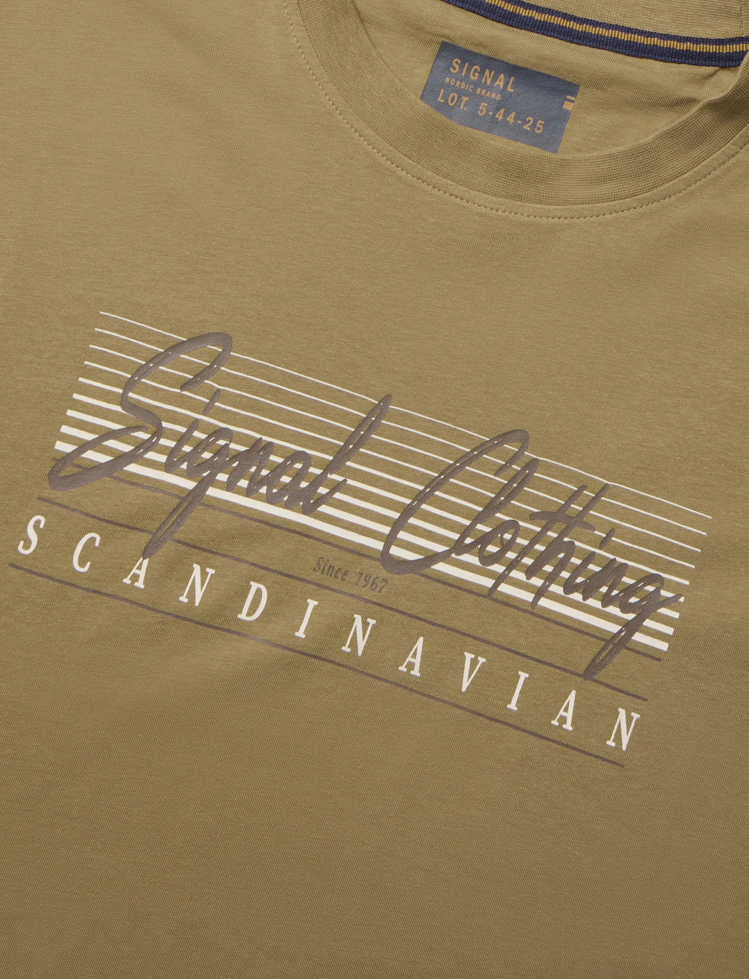 Signal - LIAMSI FRONT PRINT TEE - lägsta priserna - tobacco - 2