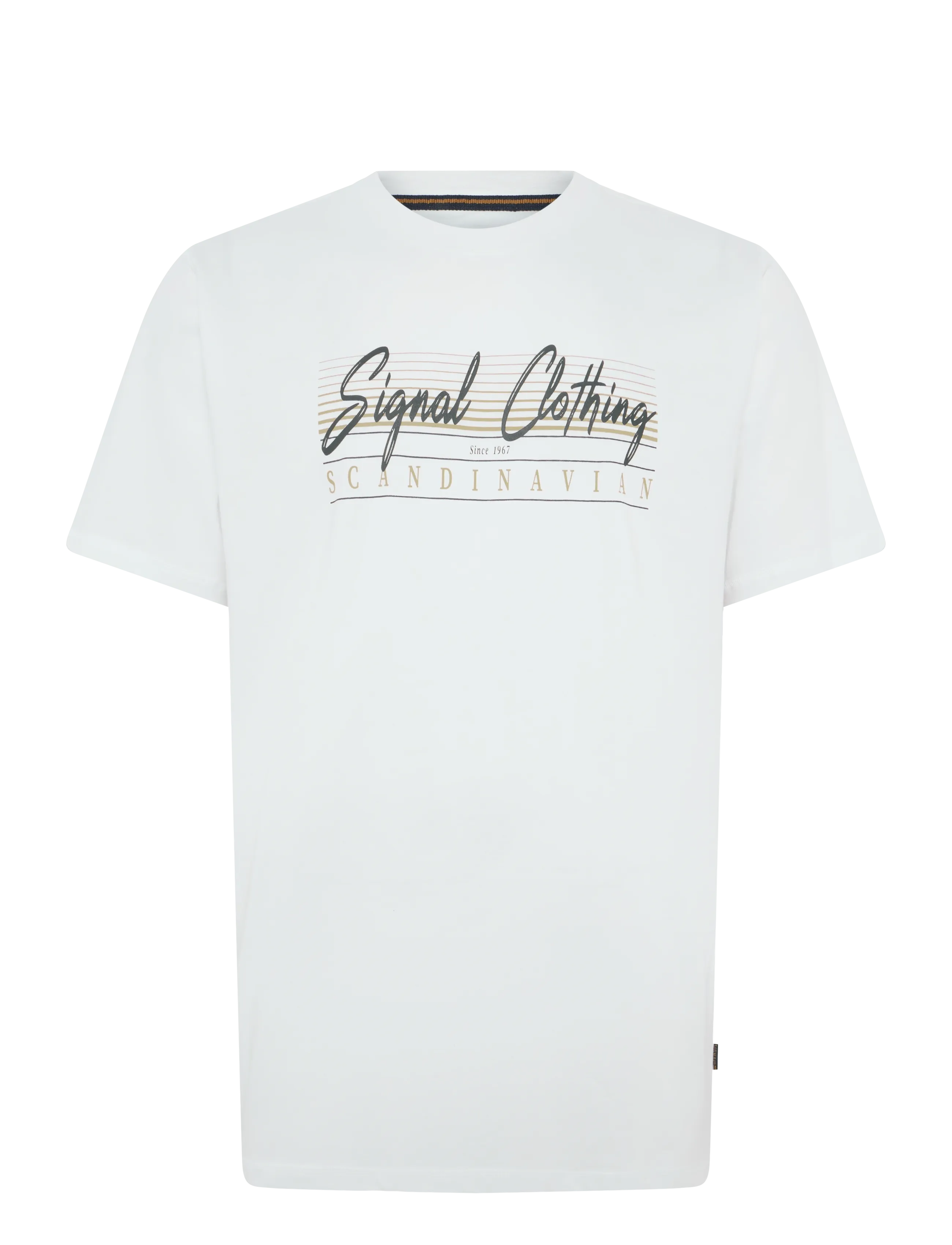 Signal LIAMSI FRONT PRINT TEE - T-shirts - WHITE / white