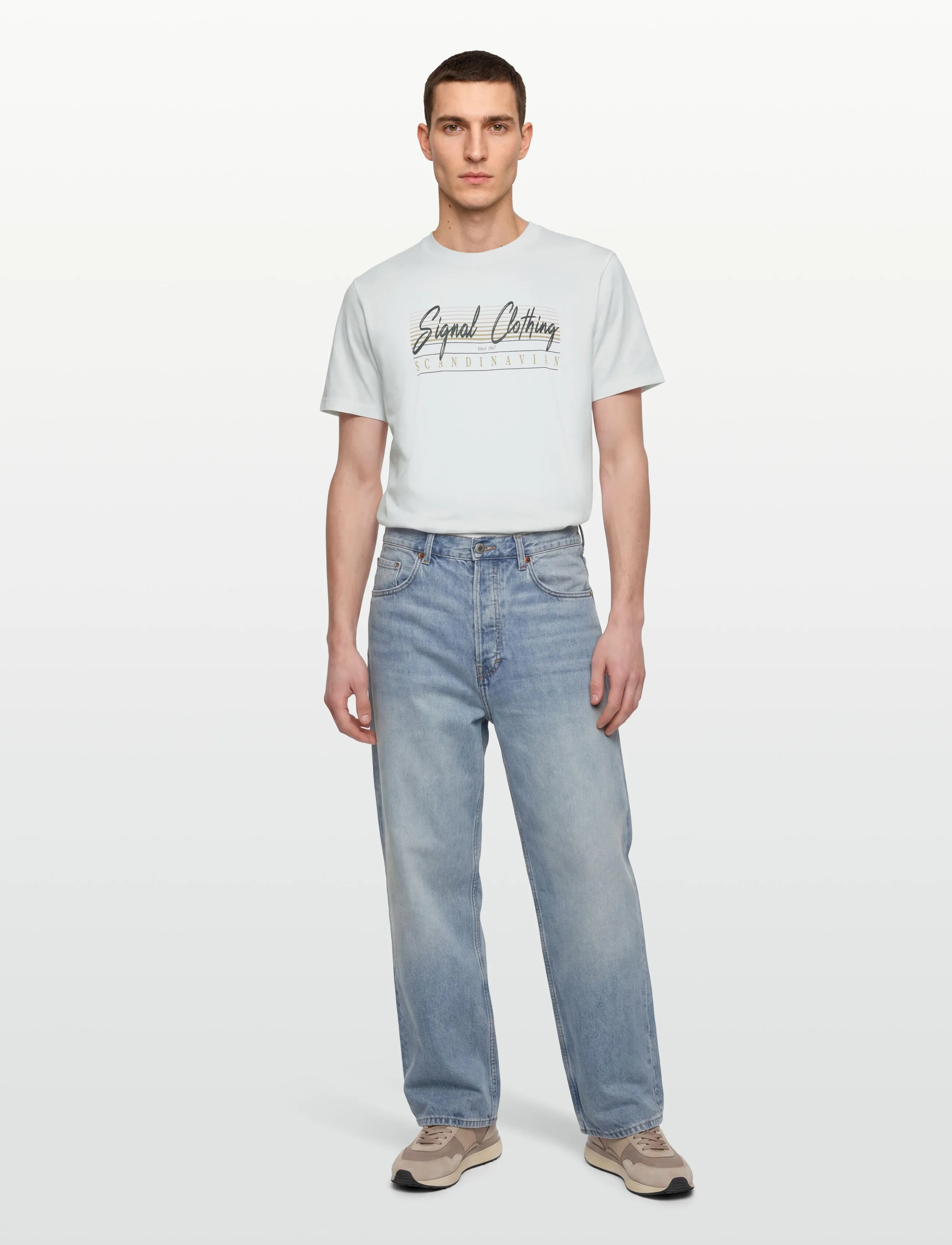 Signal - LIAMSI FRONT PRINT TEE - lowest prices - white - 0