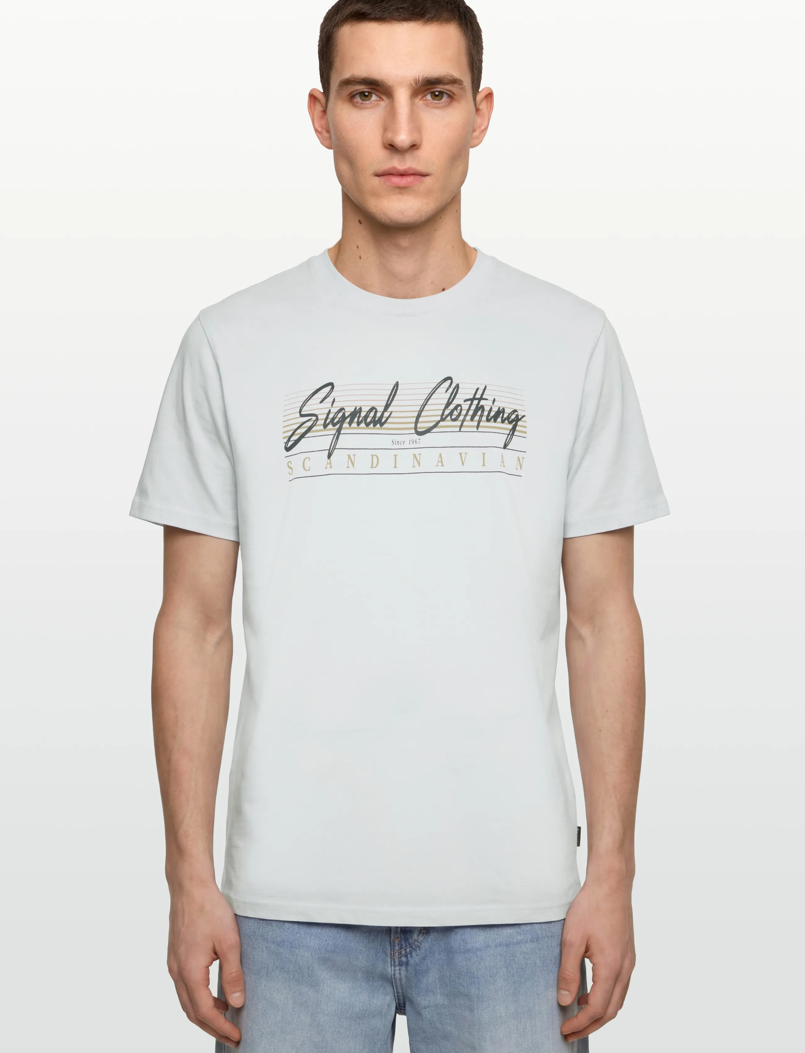 Signal - LIAMSI FRONT PRINT TEE - lowest prices - white - 3