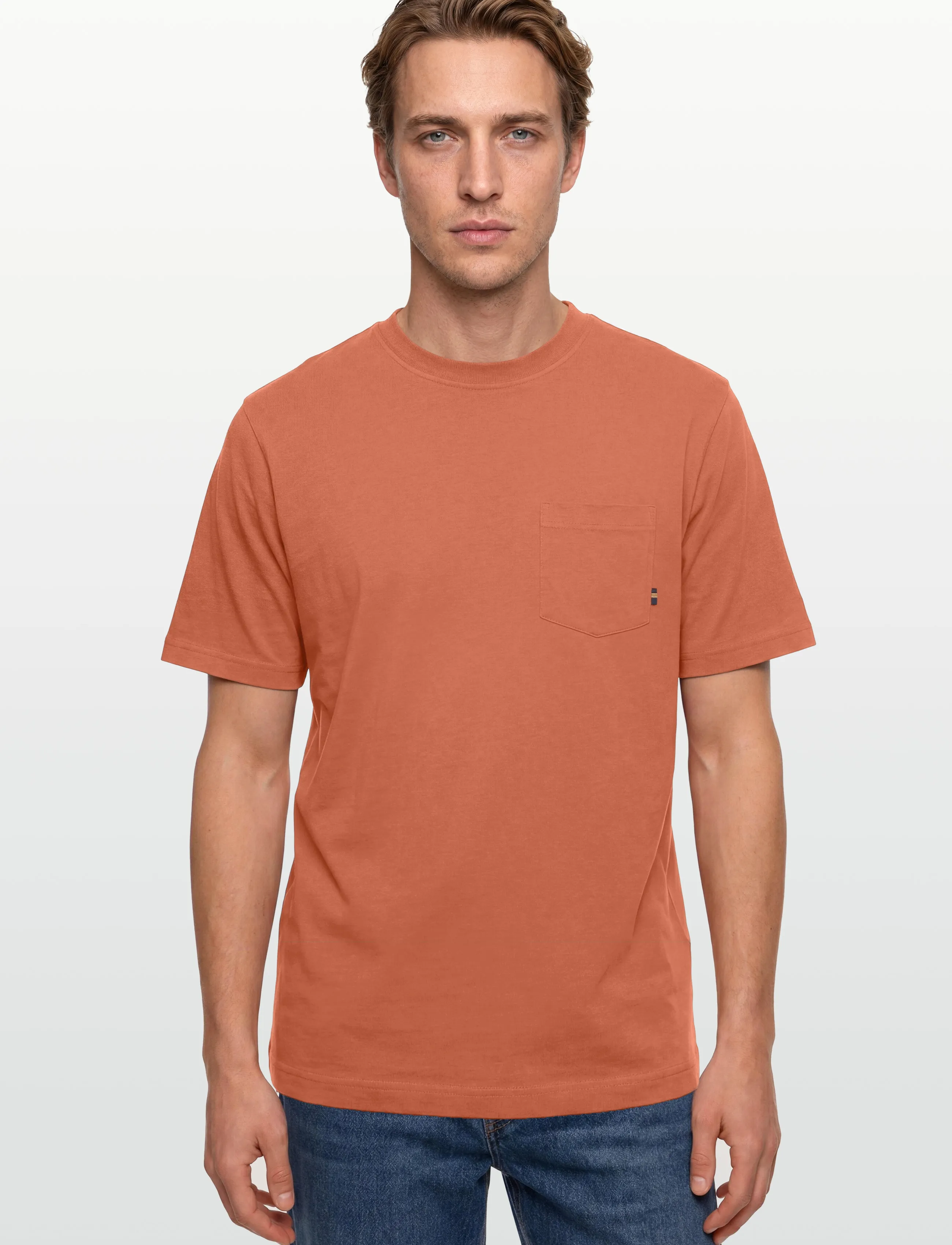 Signal - EDDYSI POCKET TEE - laveste priser - baked clay - 3