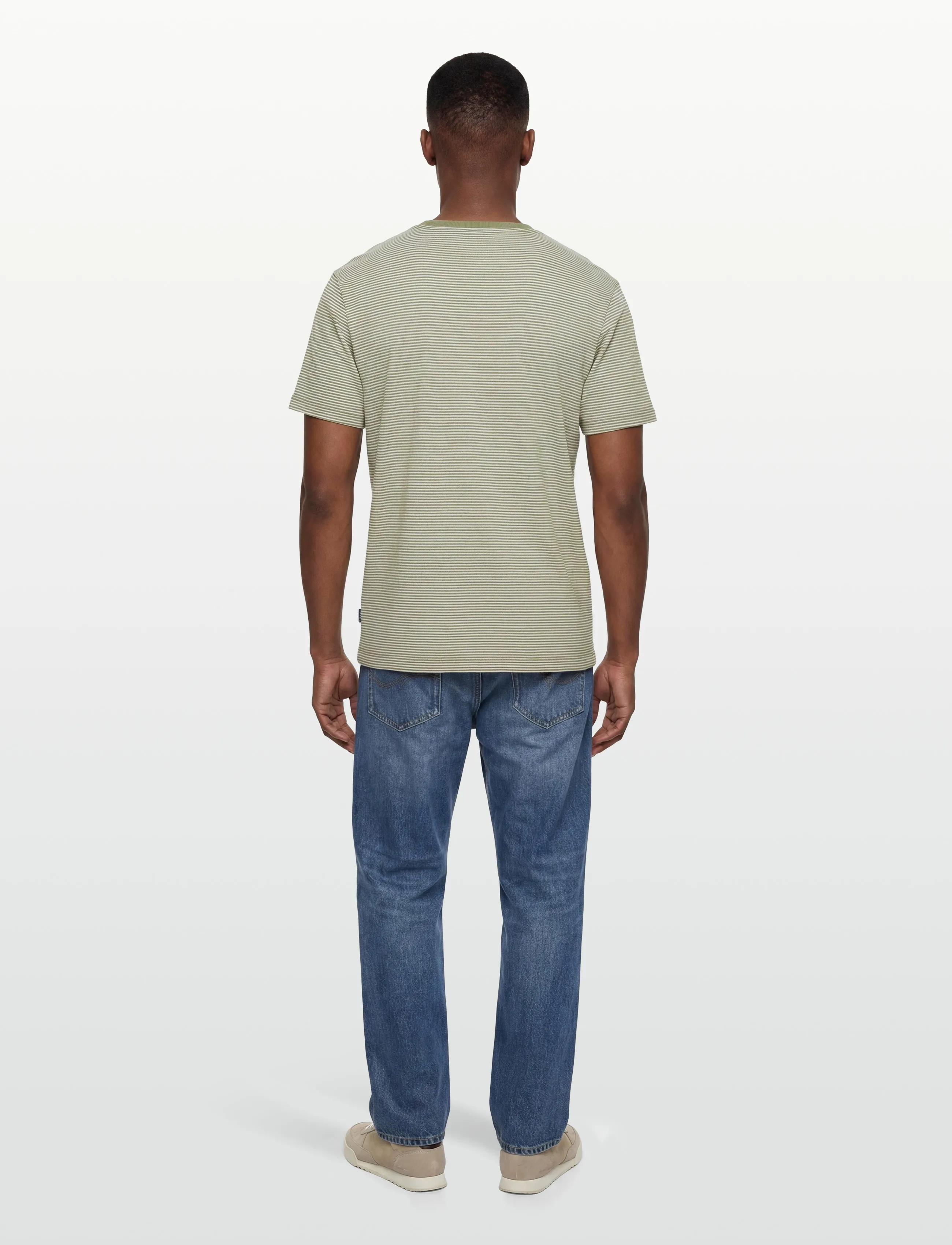 Signal - LUKESI PRINT STRIPE TEE - lägsta priserna - olive garden - 4