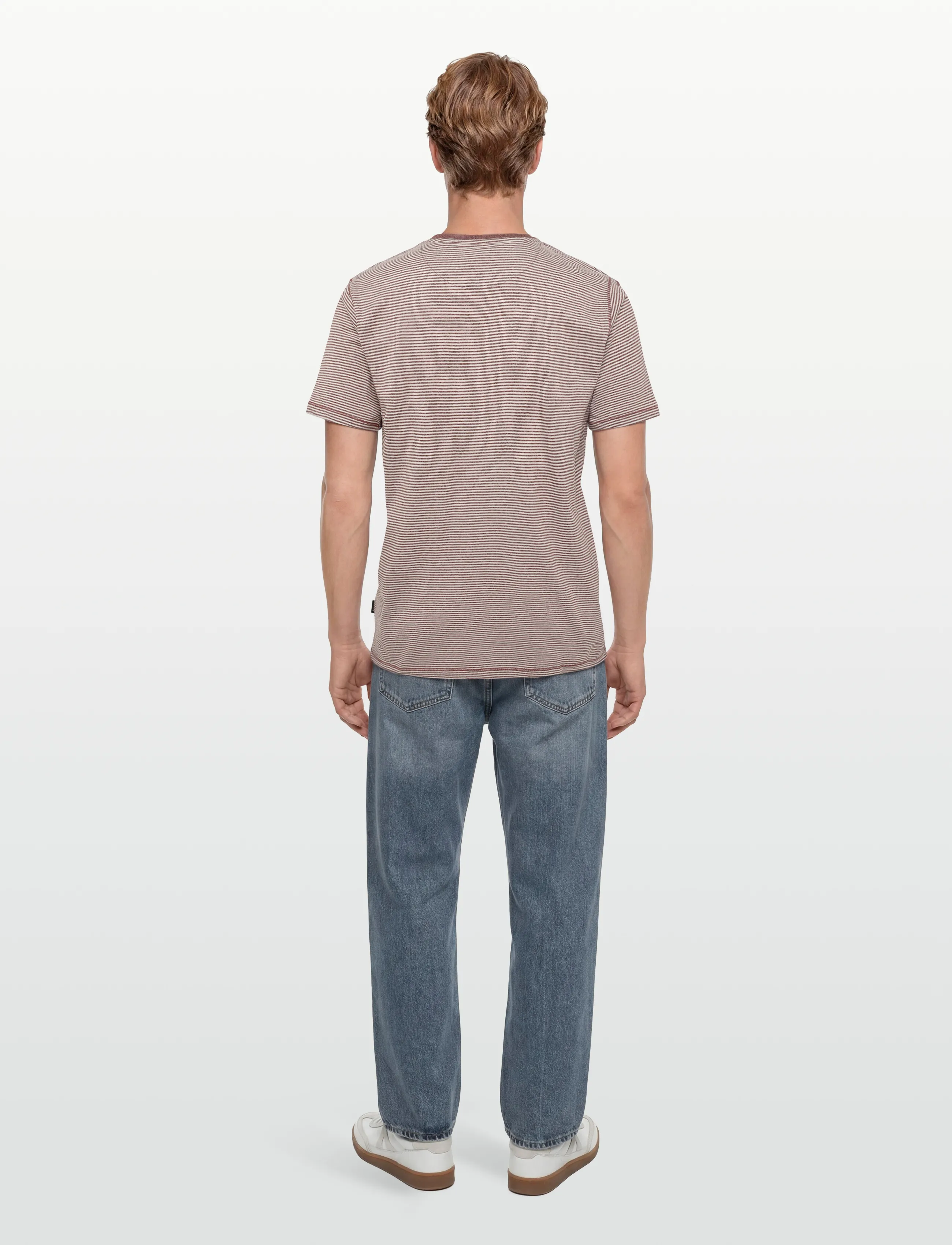 Signal - LUKESI PRINT STRIPE TEE - laveste priser - tandoorired - 4