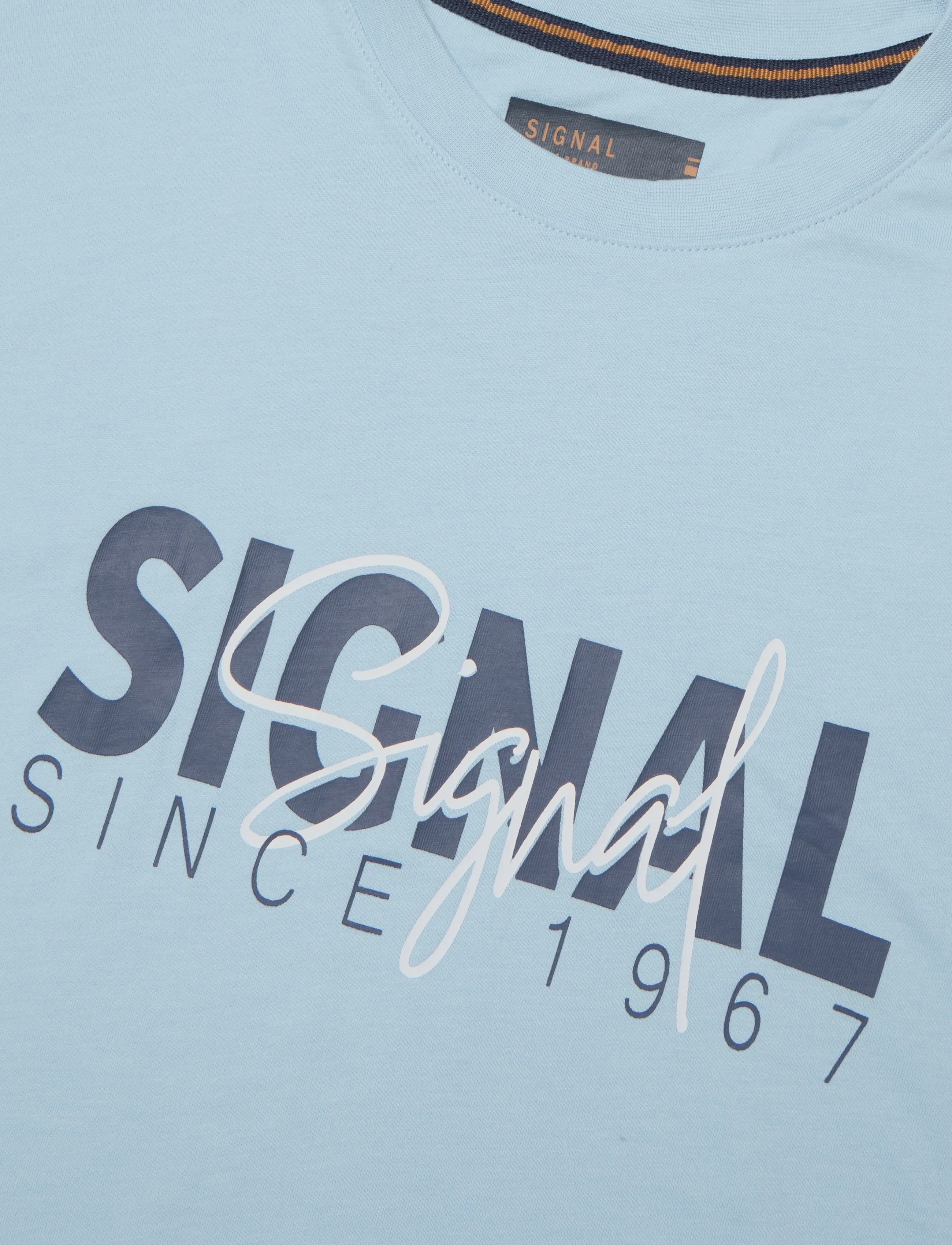Signal - OWENSI PRINT TEE - die niedrigsten preise - blue placide mel - 5