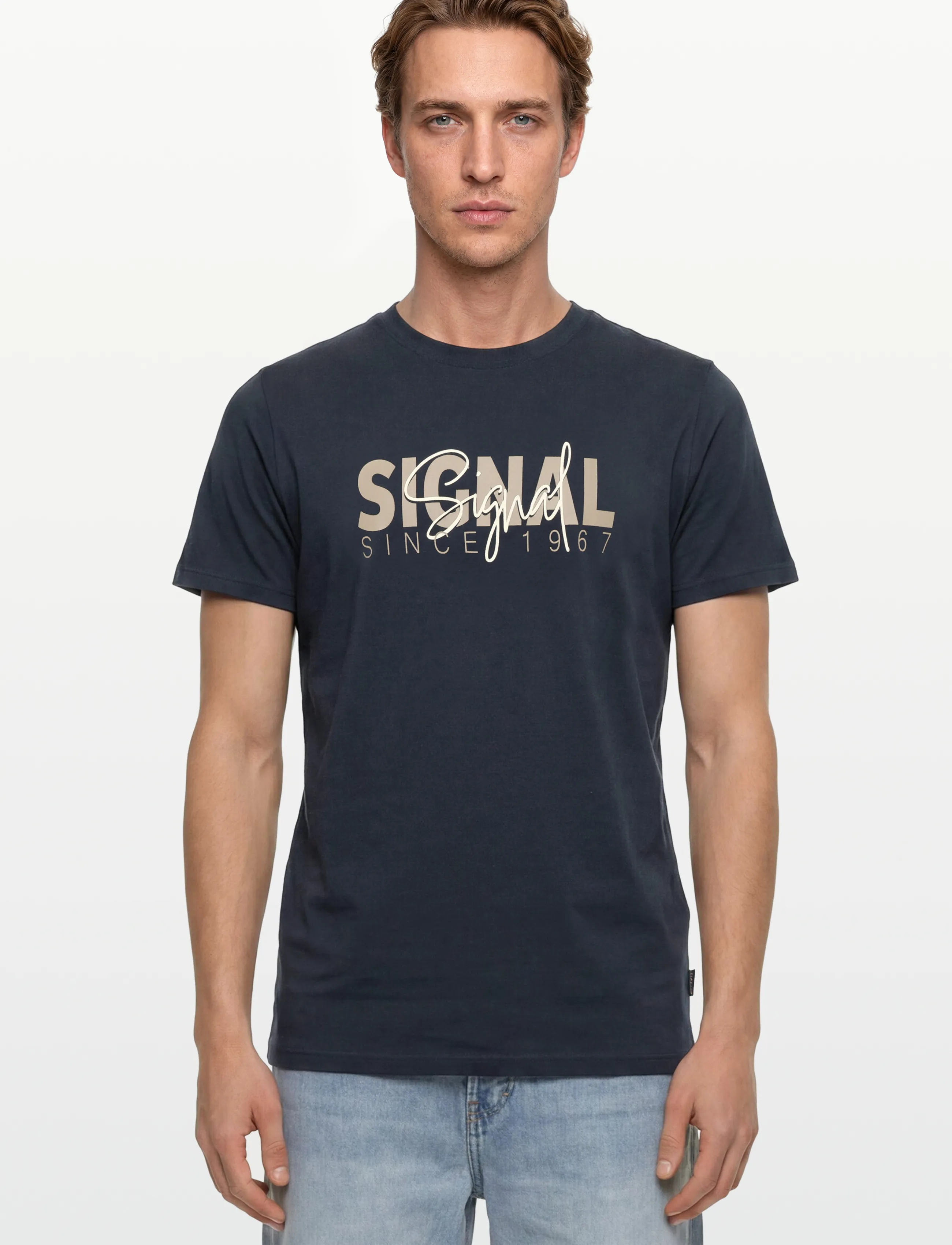 Signal - OWENSI PRINT TEE - laveste priser - deep marine - 3