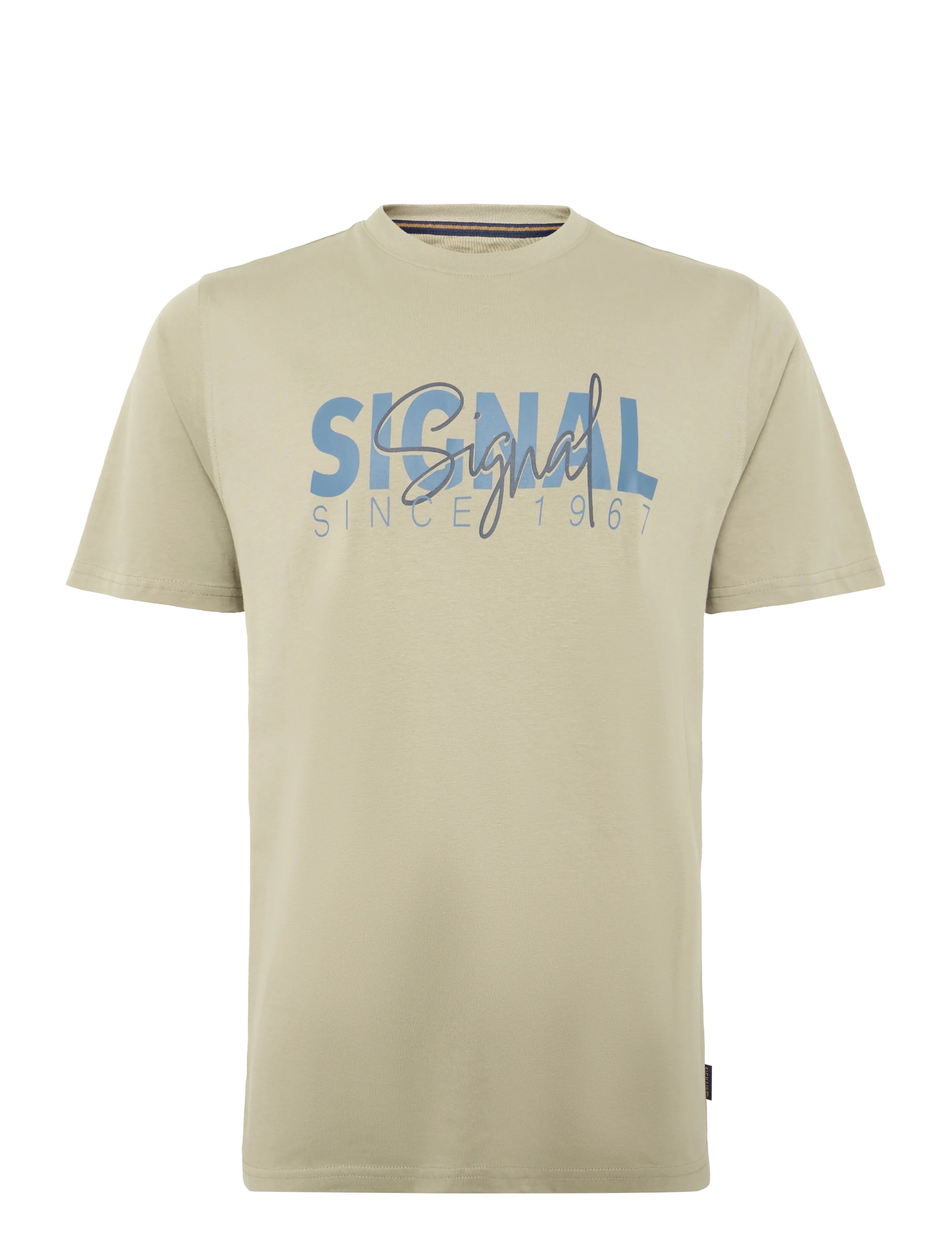 SIGNAL Owensi Print Tee Khaki - M - Herren