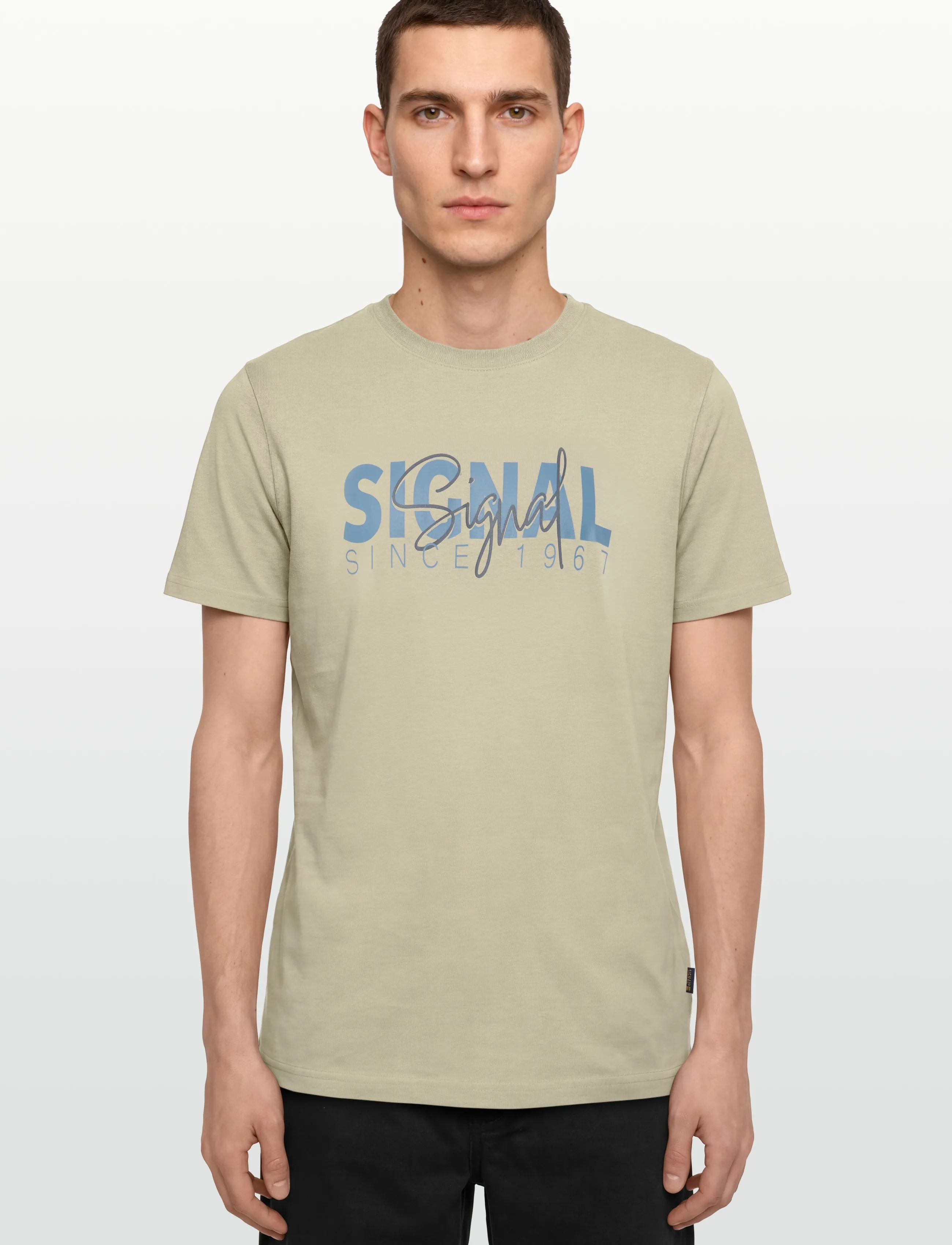 Signal - OWENSI PRINT TEE - die niedrigsten preise - dry teak - 3