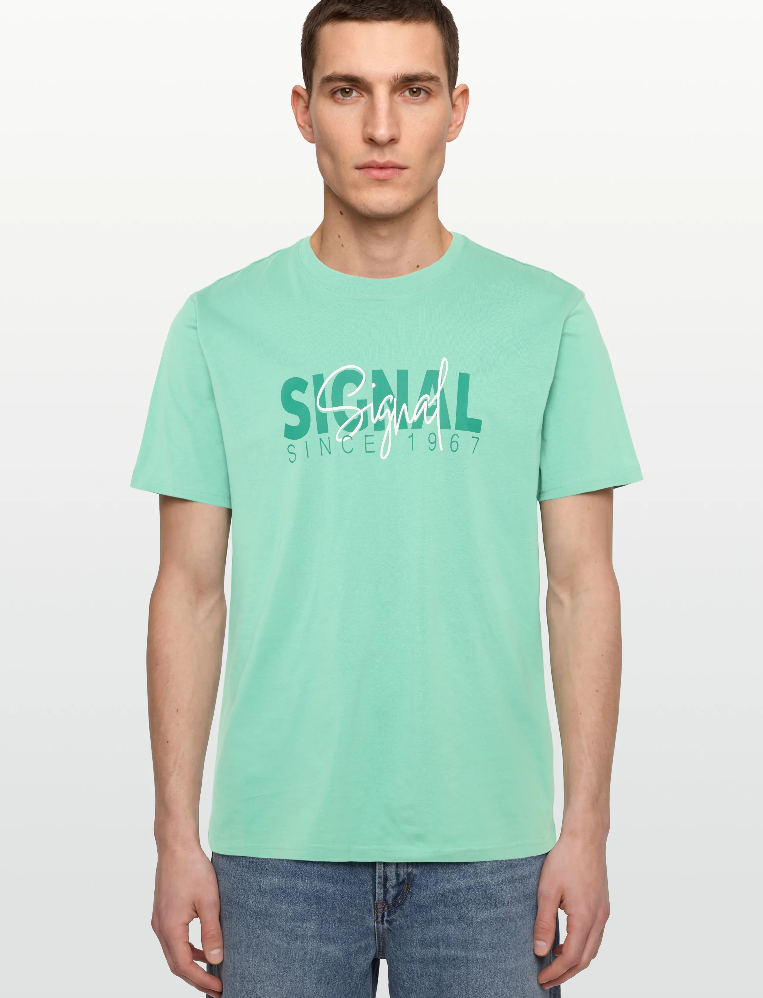 Signal - OWENSI PRINT TEE - die niedrigsten preise - dusty jade - 3