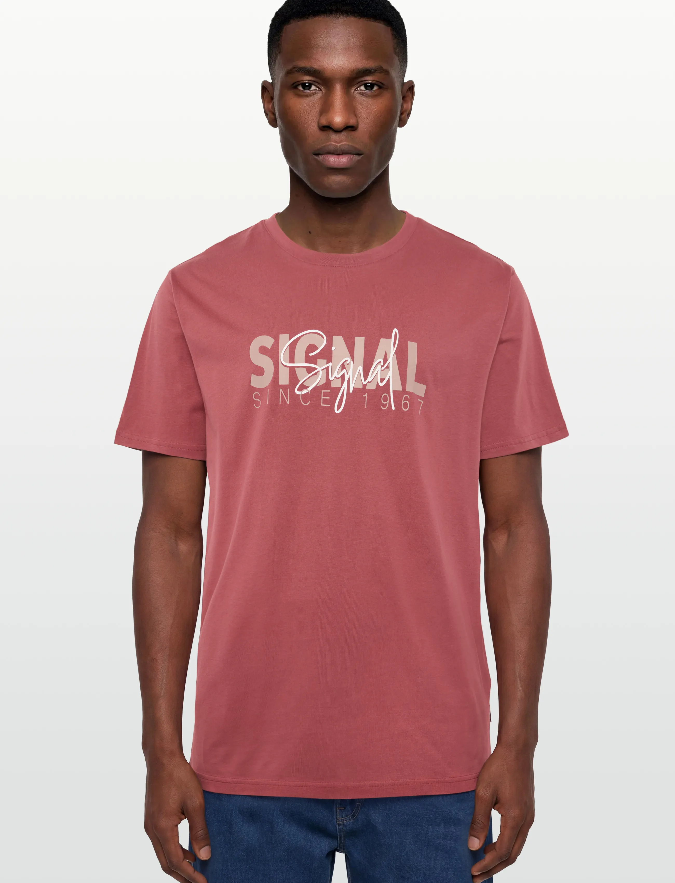 Signal - OWENSI PRINT TEE - die niedrigsten preise - red earth - 3