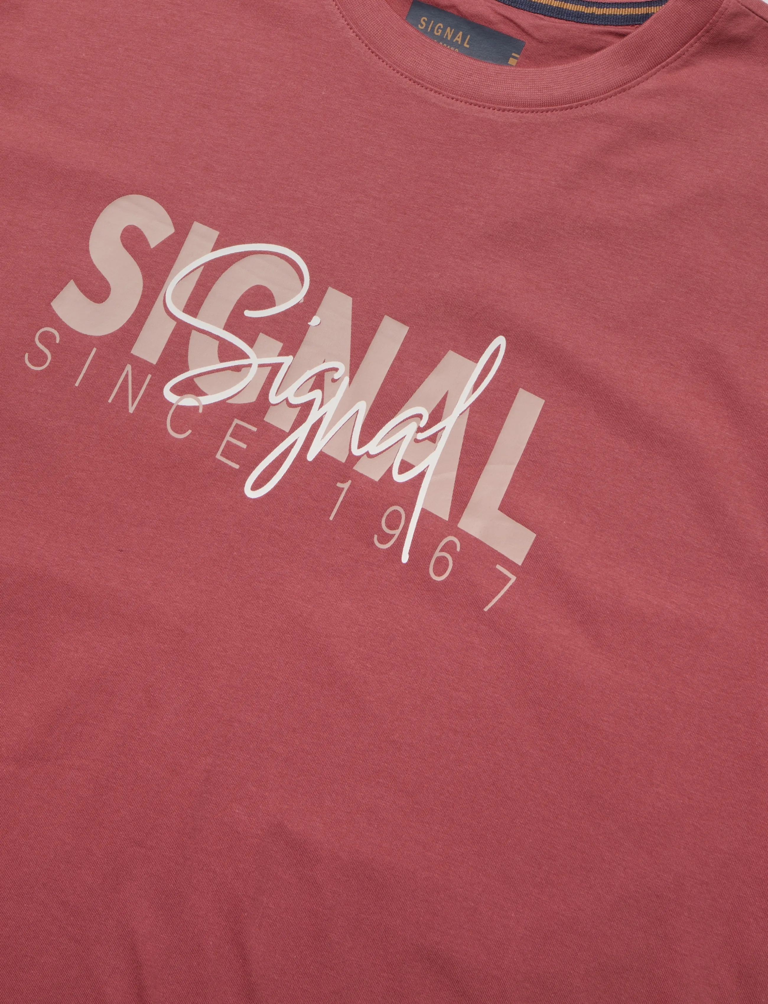 Signal - OWENSI PRINT TEE - die niedrigsten preise - red earth - 5