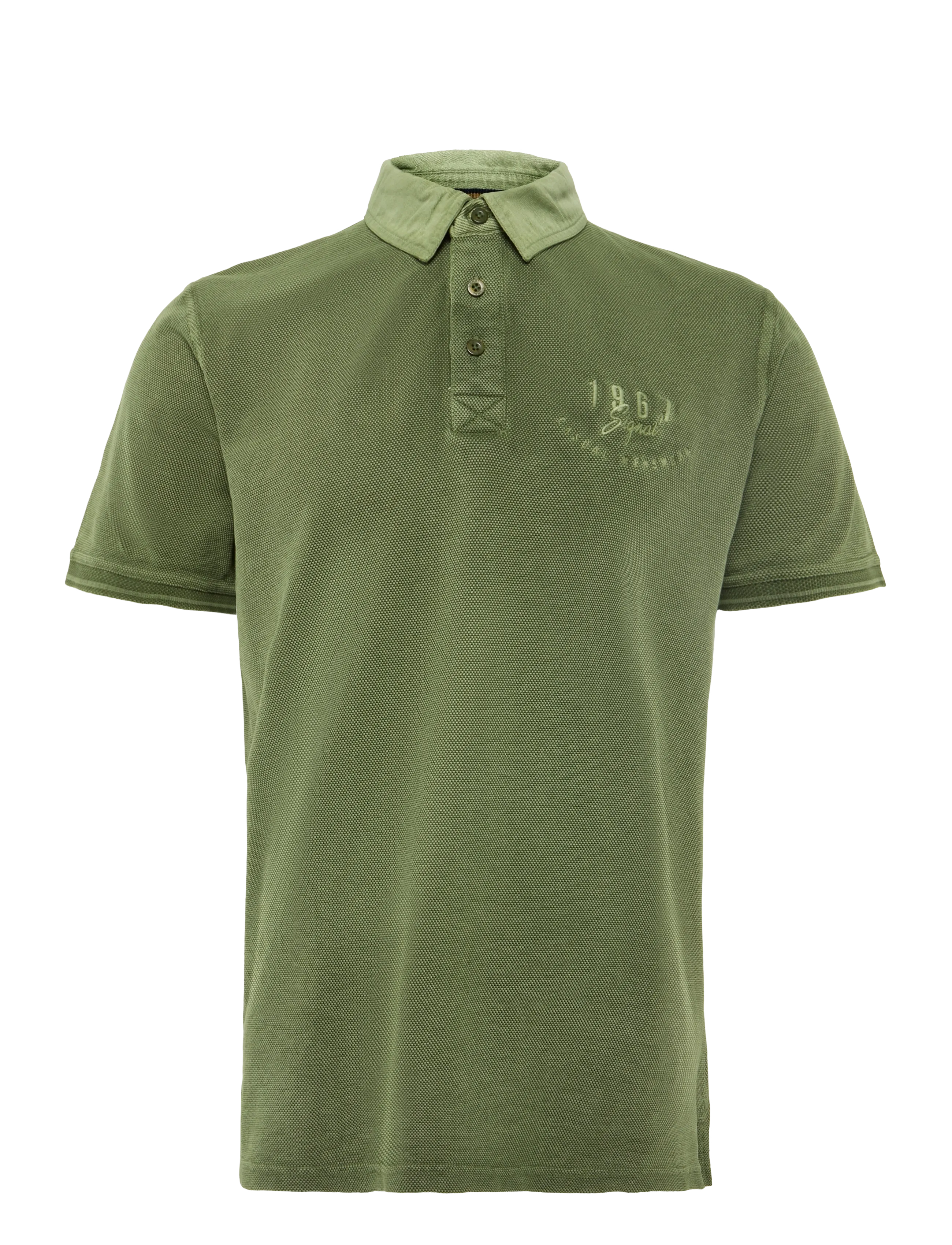 SIGNAL Oscarsi Badge Polo Grün - XL - Herren