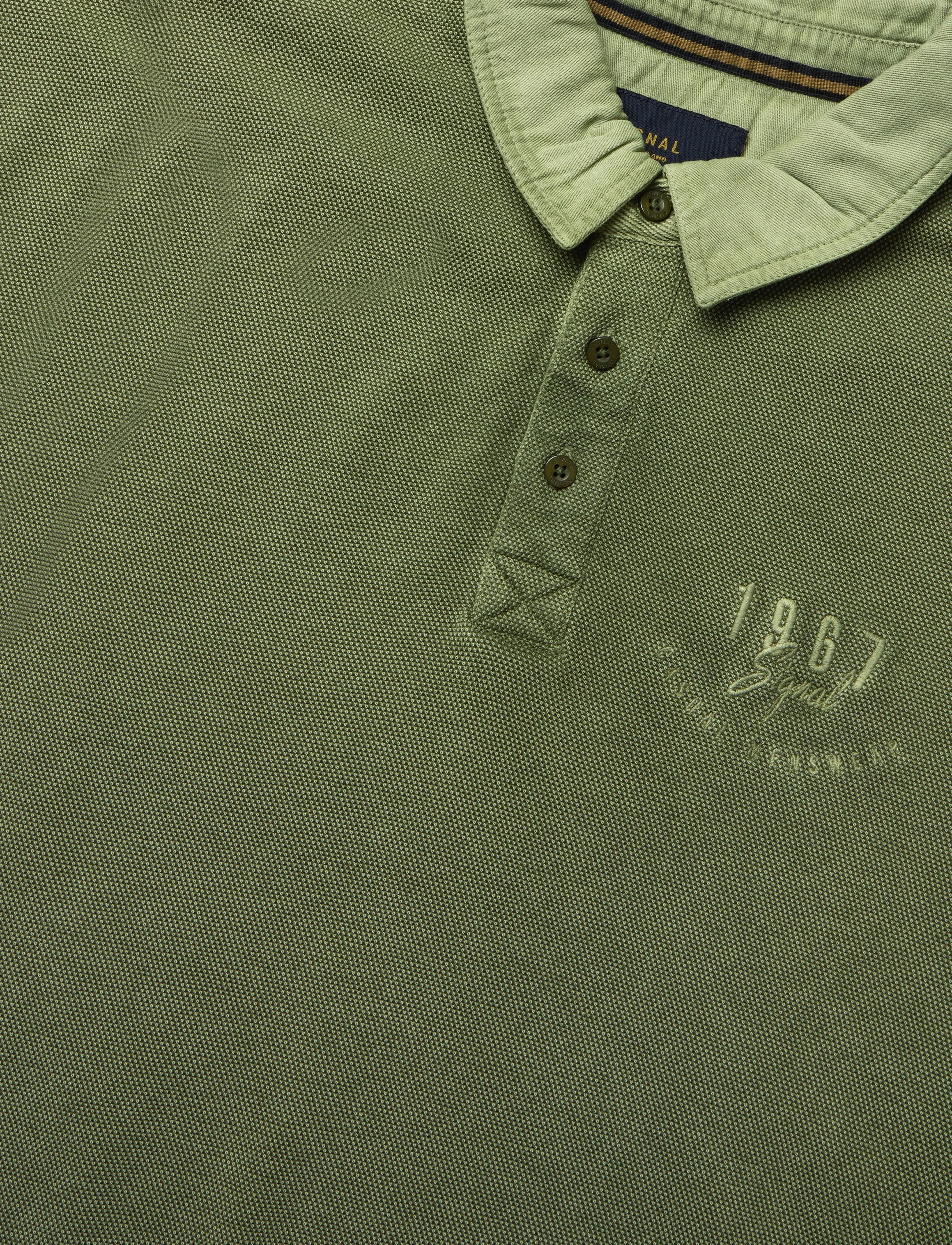 Signal - OSCARSI BADGE POLO - kortærmede poloer - cypress green - 5