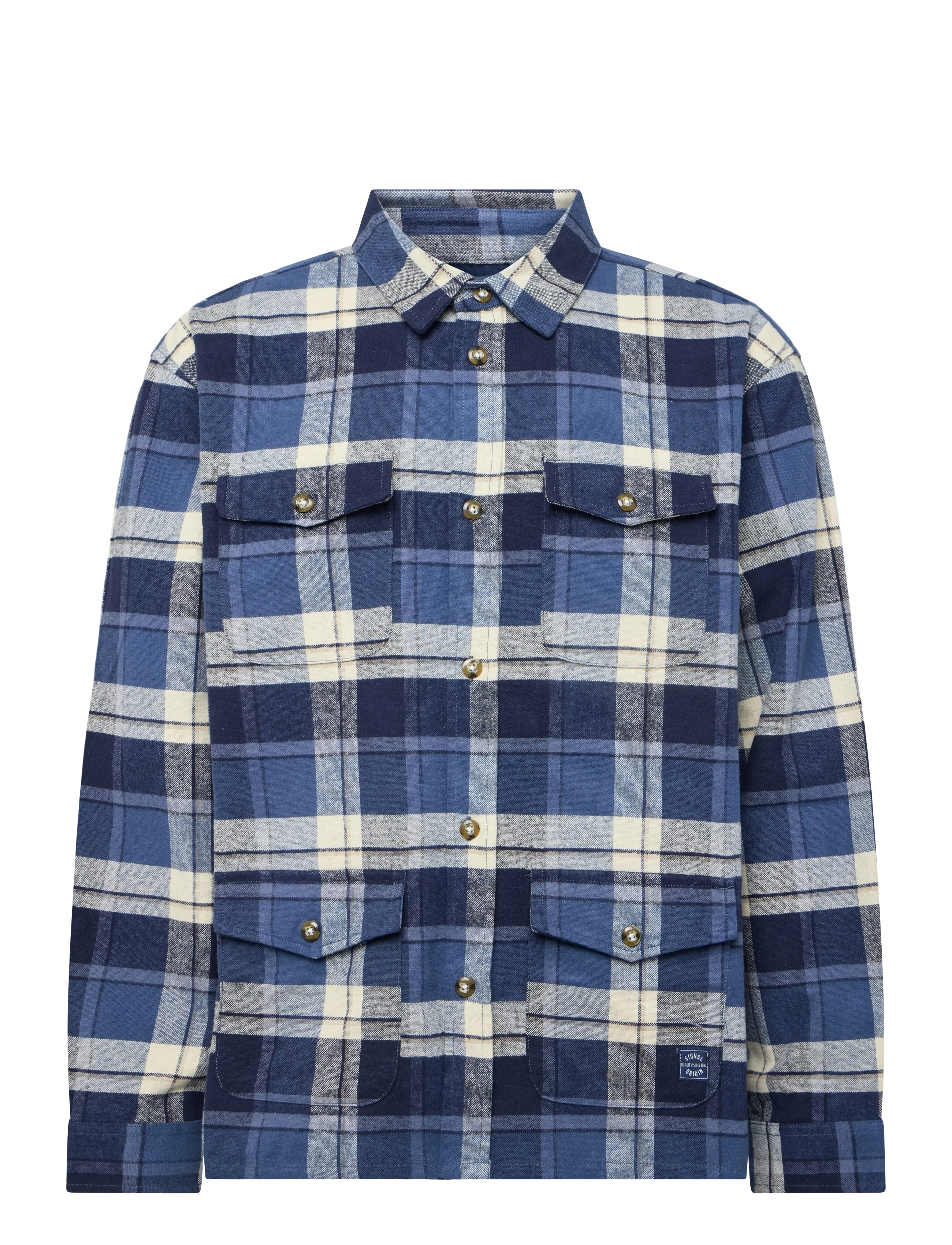 SIGNAL Bjerre Check Navy - XL - Herren