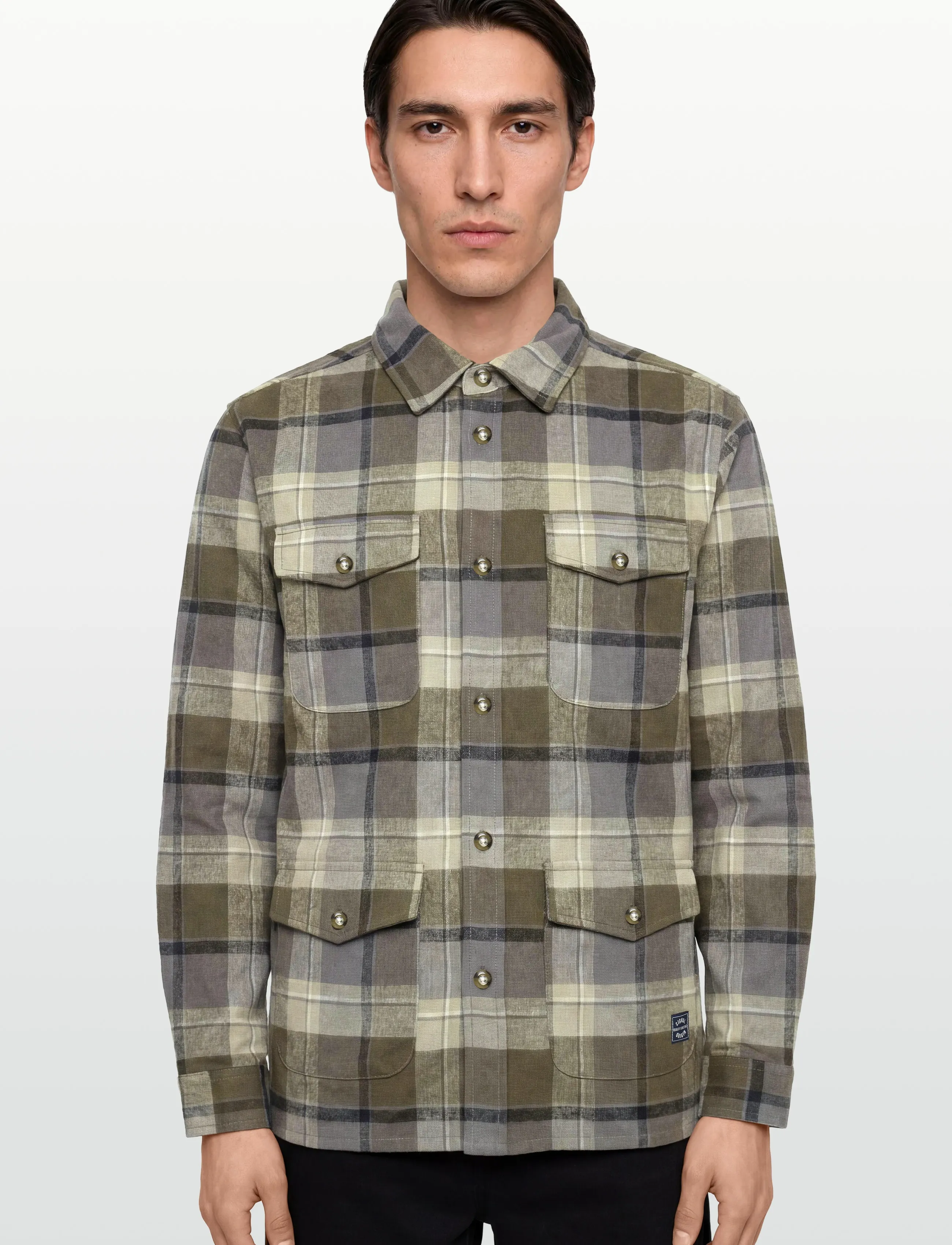 Signal - BJERRE CHECK - casual hemden - gray concrete - 3
