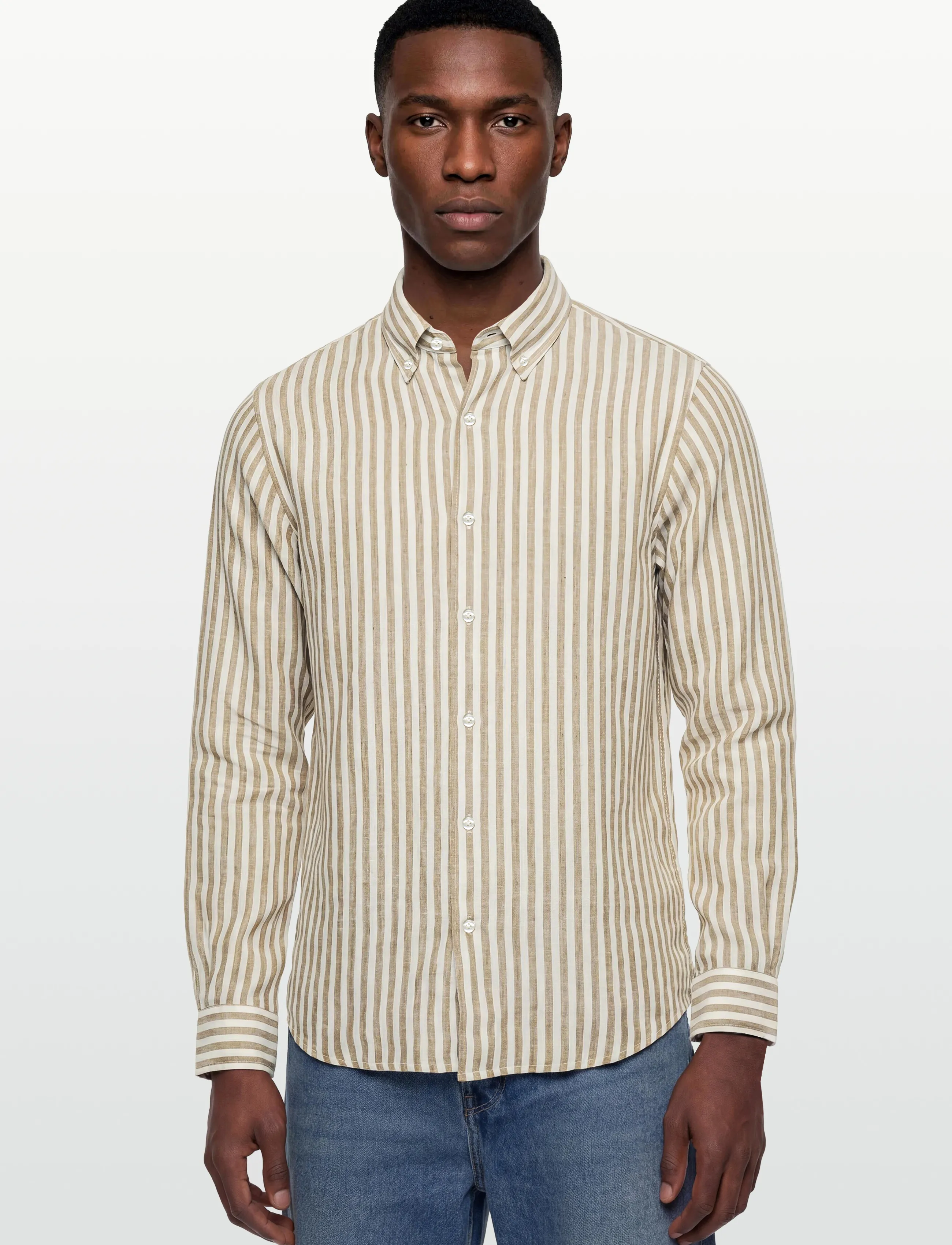 Signal - GREGSI LINEN STRIPE - men - brown lion - 3
