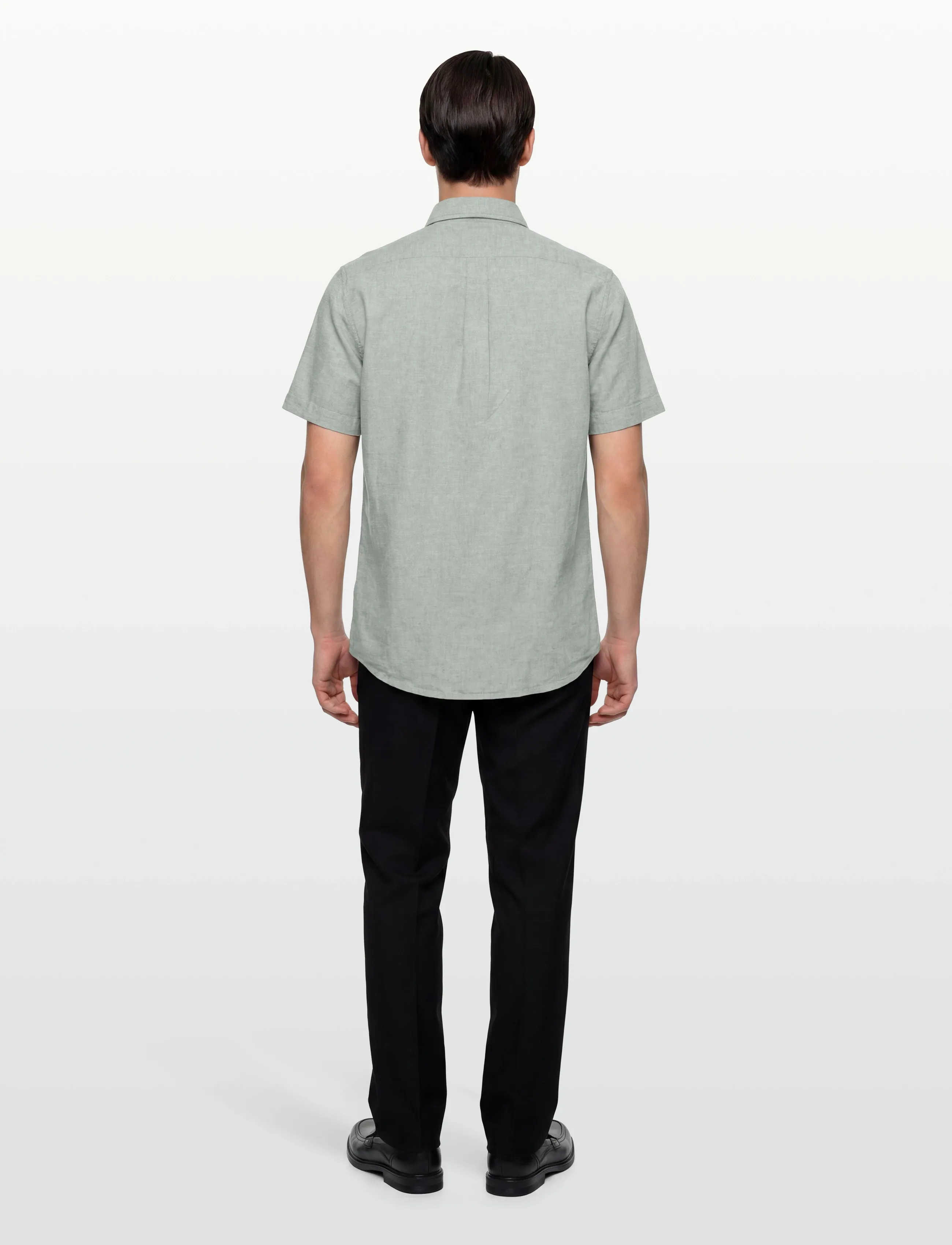 Signal - THERKELSI LINEN/COTTON - hørskjorter - bottle green - 4