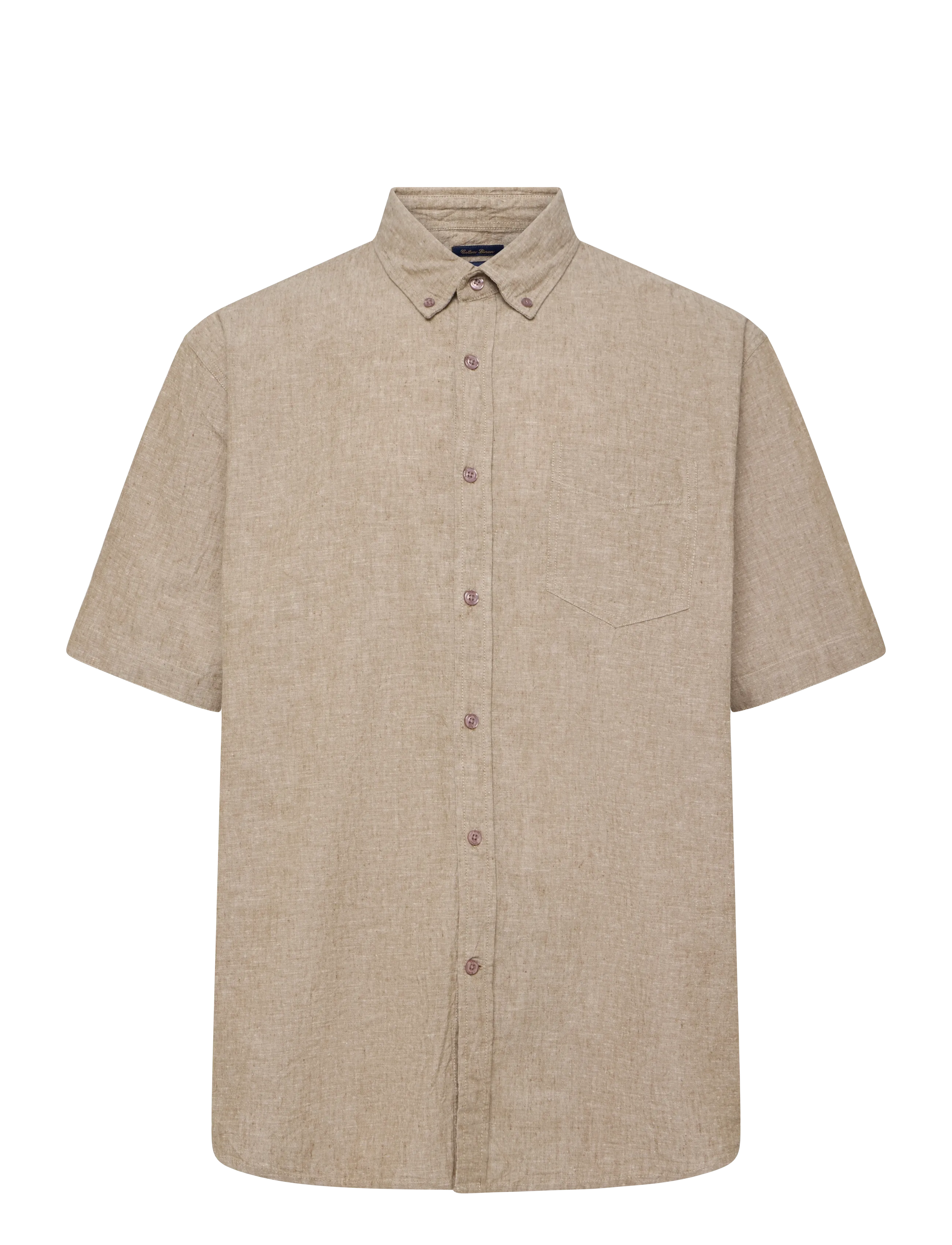 Signal THERKELSI LINEN/COTTON - Booztlet only men - BROWN OTTER / brown