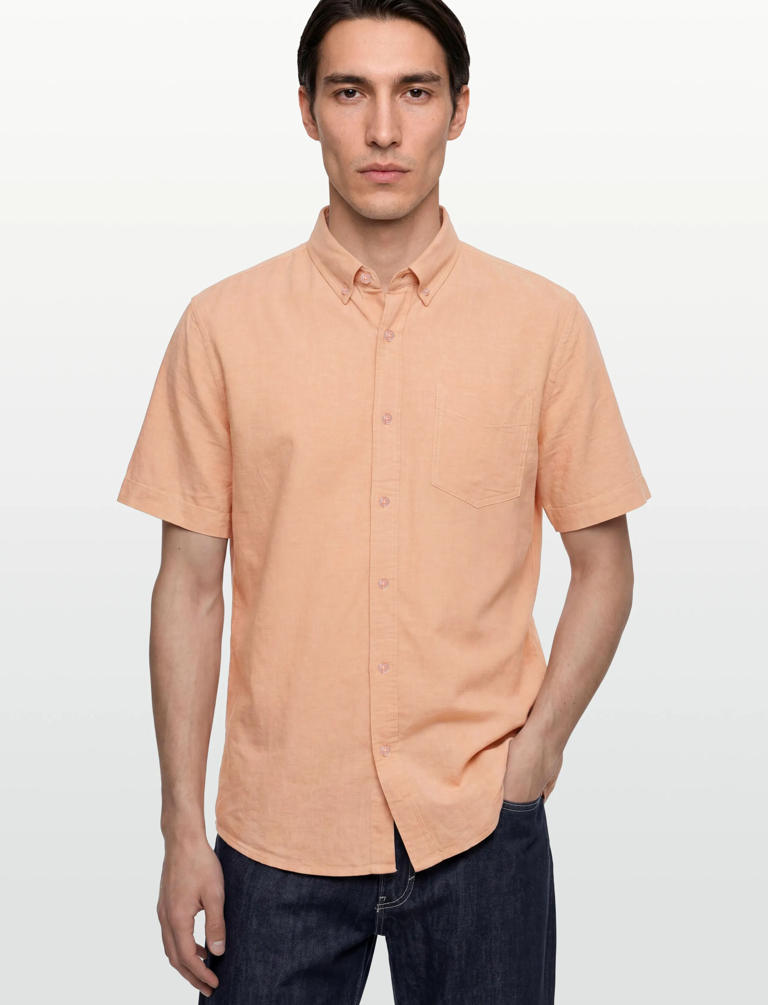 Signal - THERKELSI LINEN/COTTON - hørskjorter - sun baked - 3