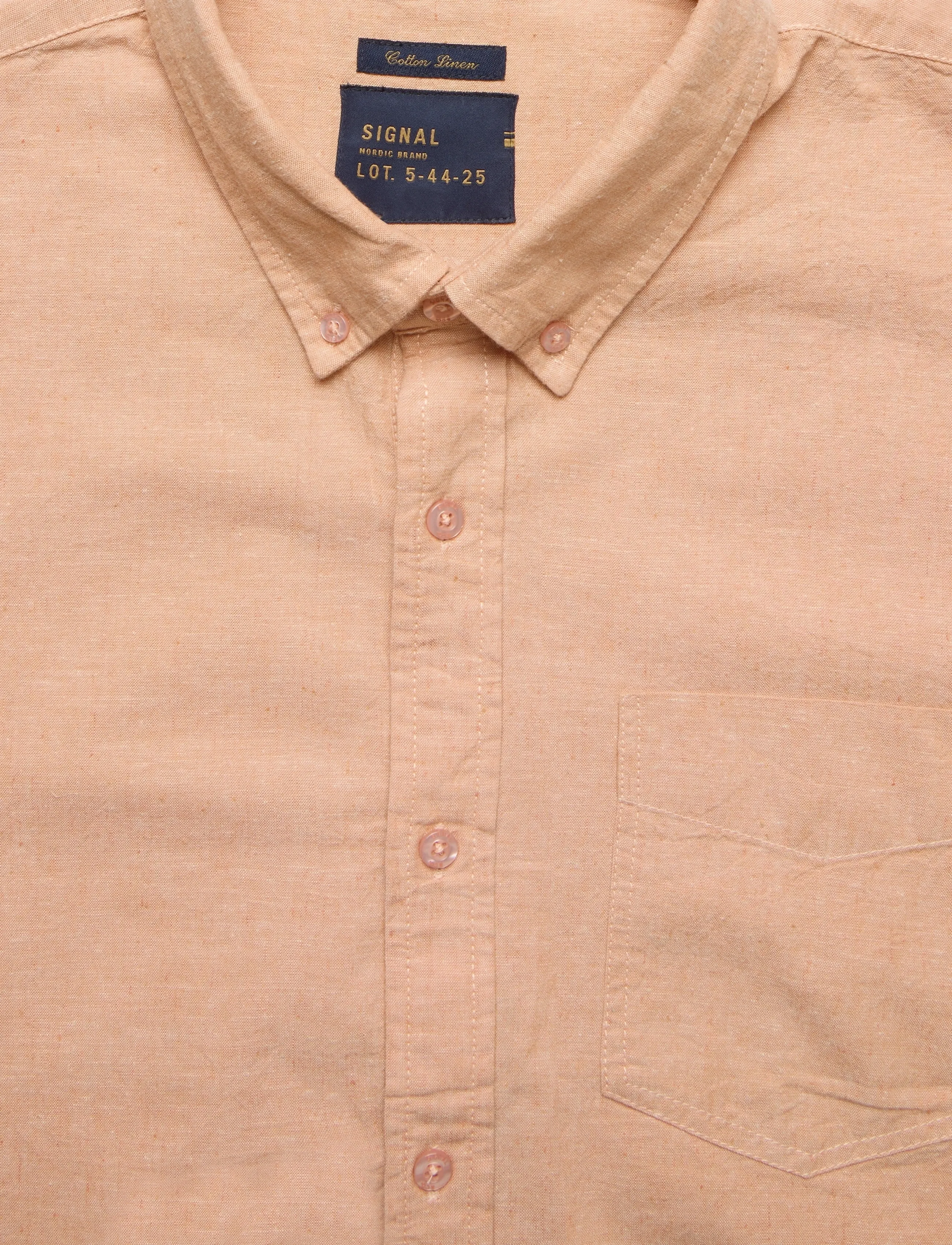 Signal - THERKELSI LINEN/COTTON - hørskjorter - sun baked - 5