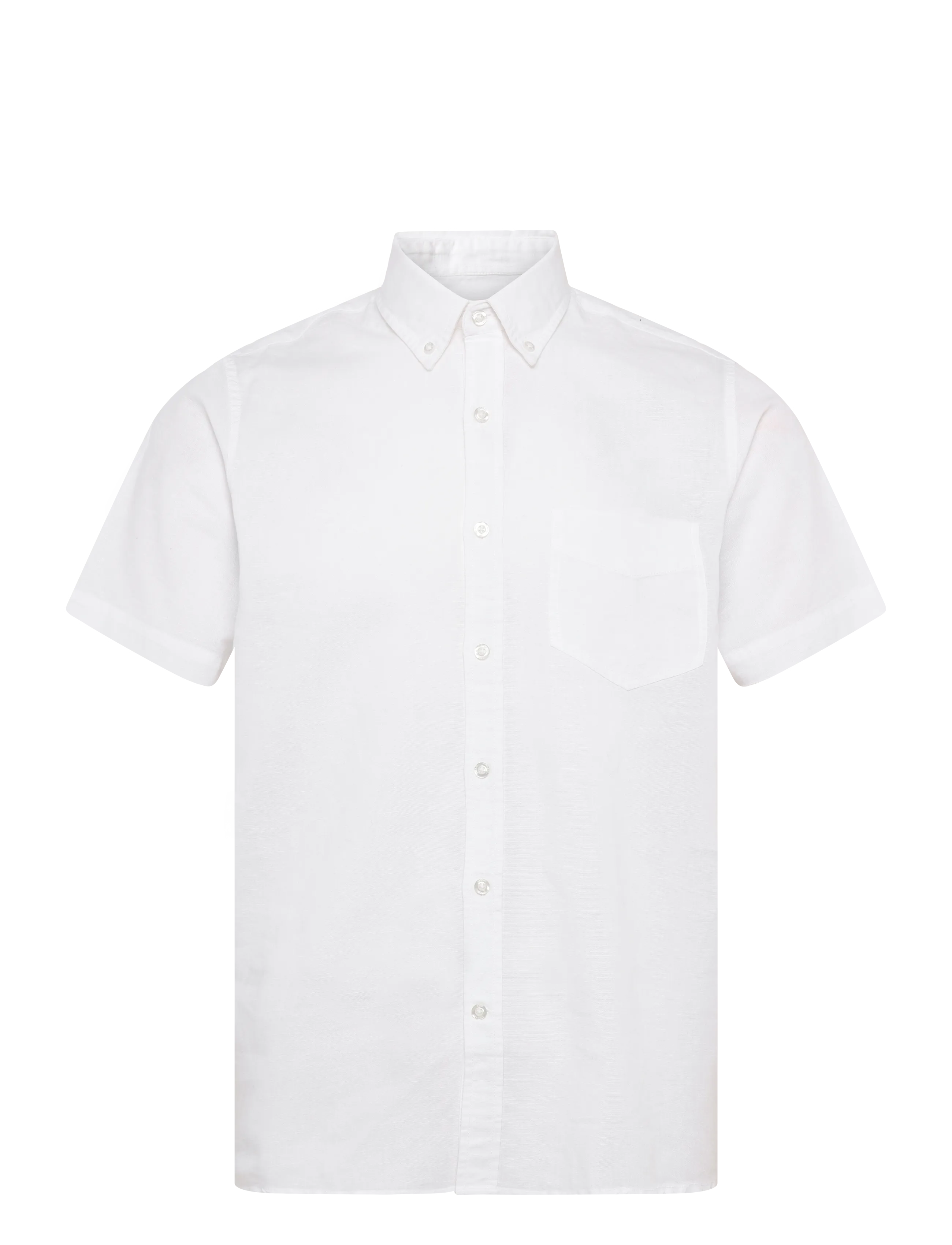 Signal THERKELSI LINEN/COTTON - Skjorter - WHITE / white