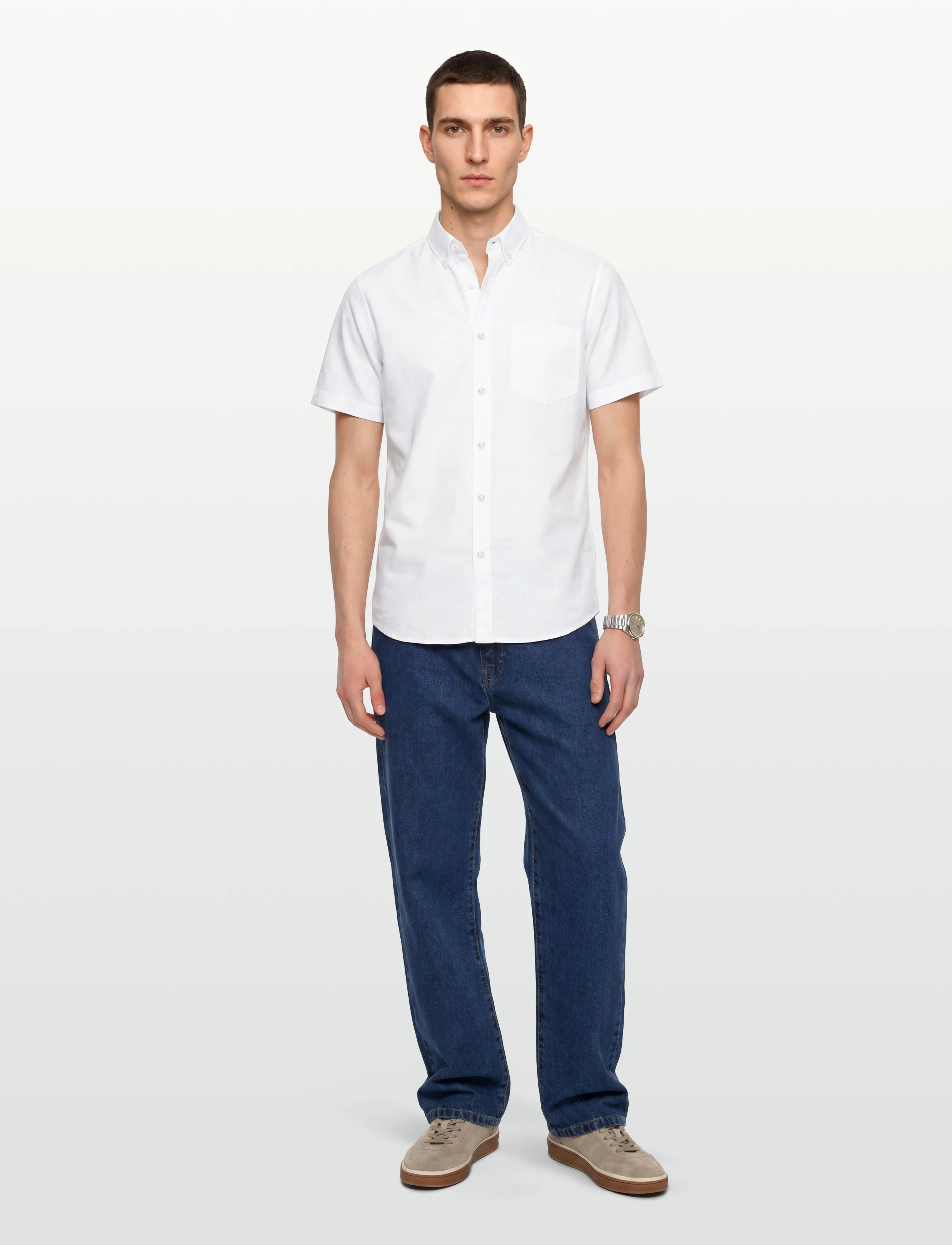 Signal - THERKELSI LINEN/COTTON - linen shirts - white - 0