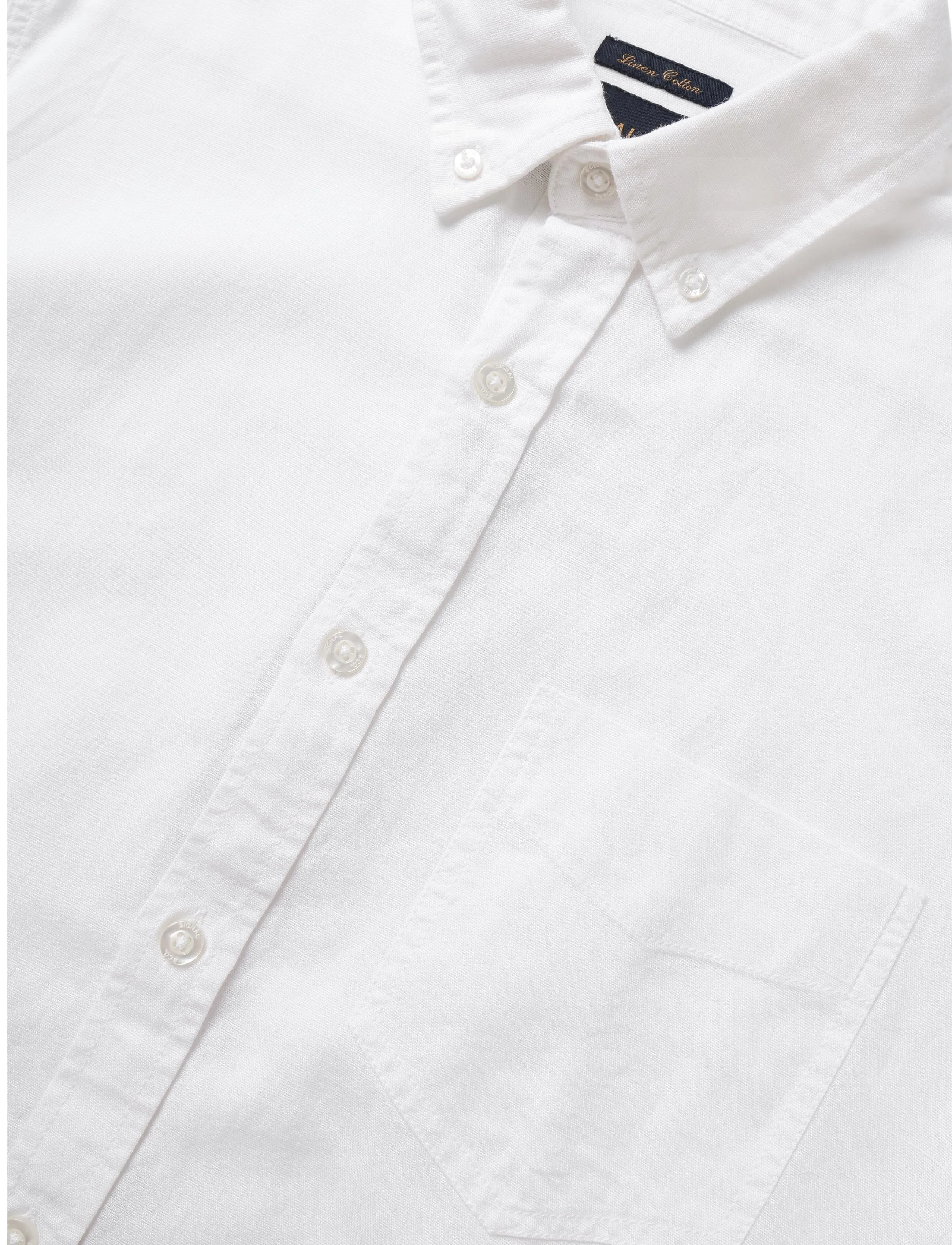 Signal - THERKELSI LINEN/COTTON - linen shirts - white - 5