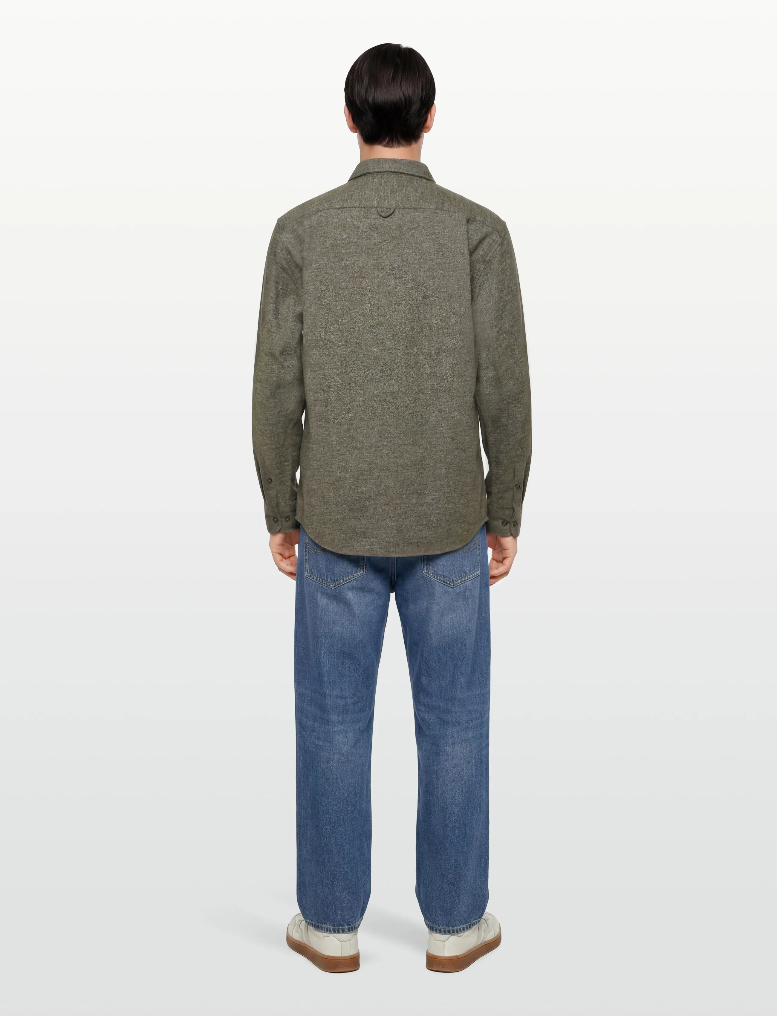 Signal - MALTE MELANGE - casual skjorter - olive - 4