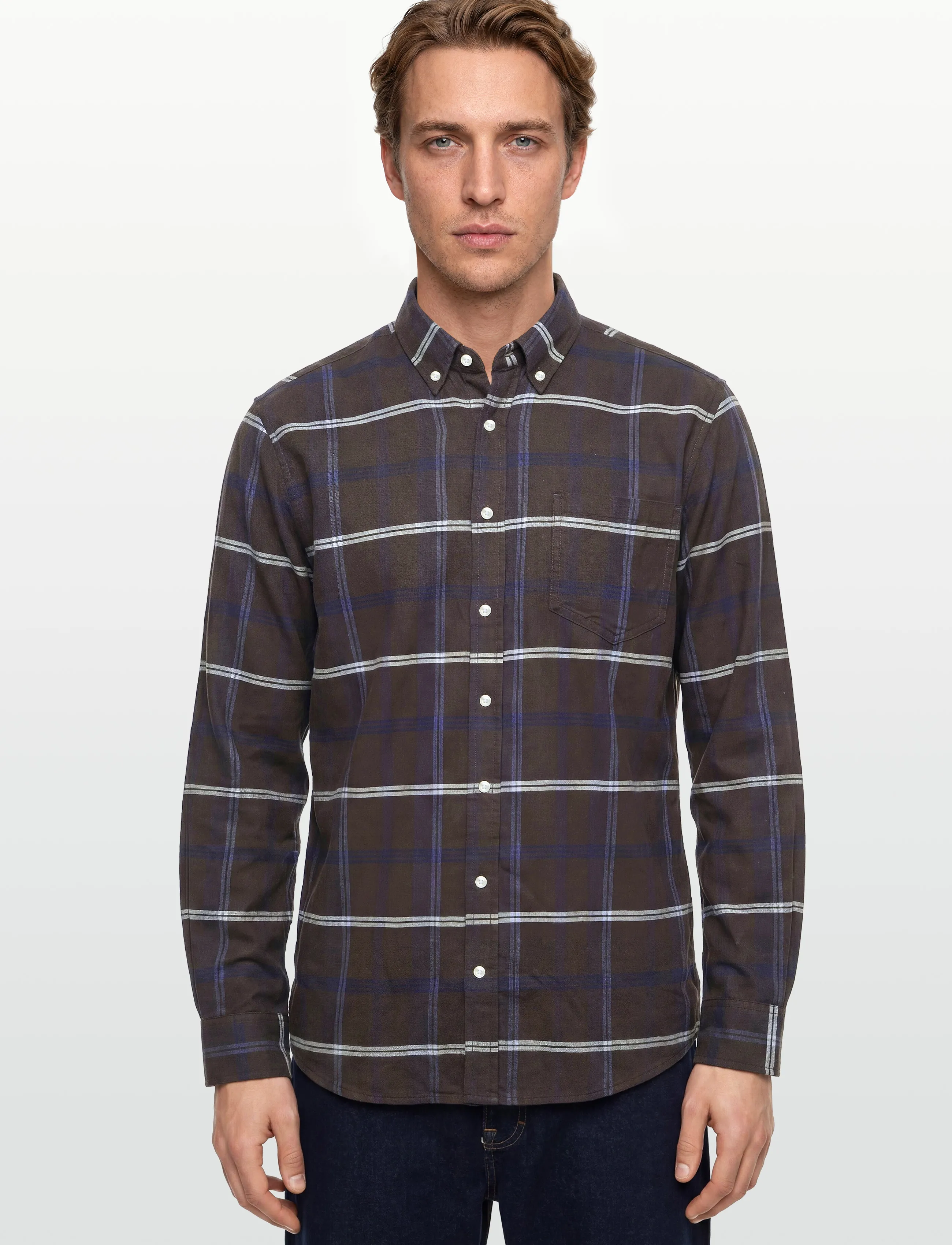 Signal - DEREK CHECK - men - mahogany - 4