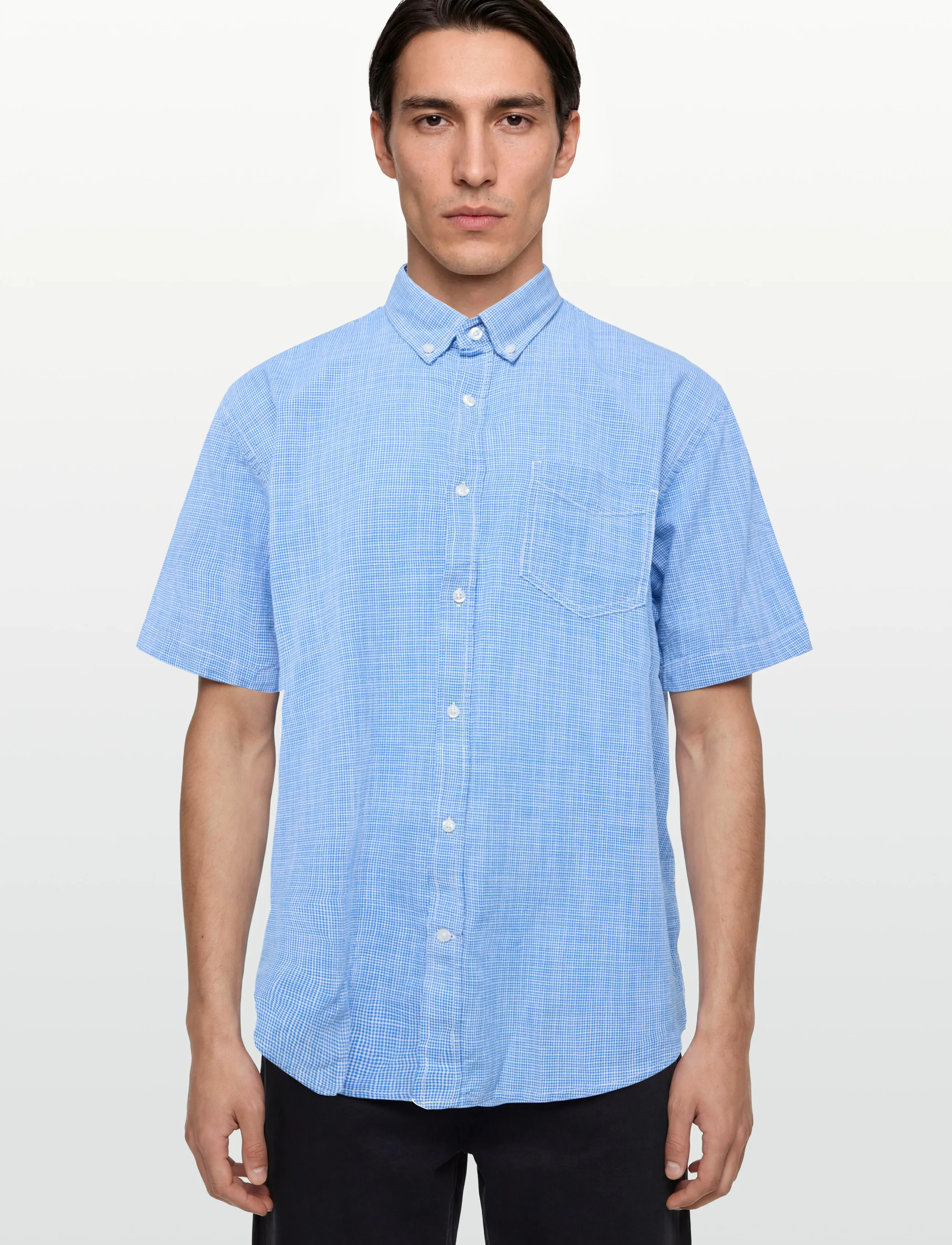 Signal - PITTSI STRUCTURE - kortærmede t-shirts - blue slip stream - 4