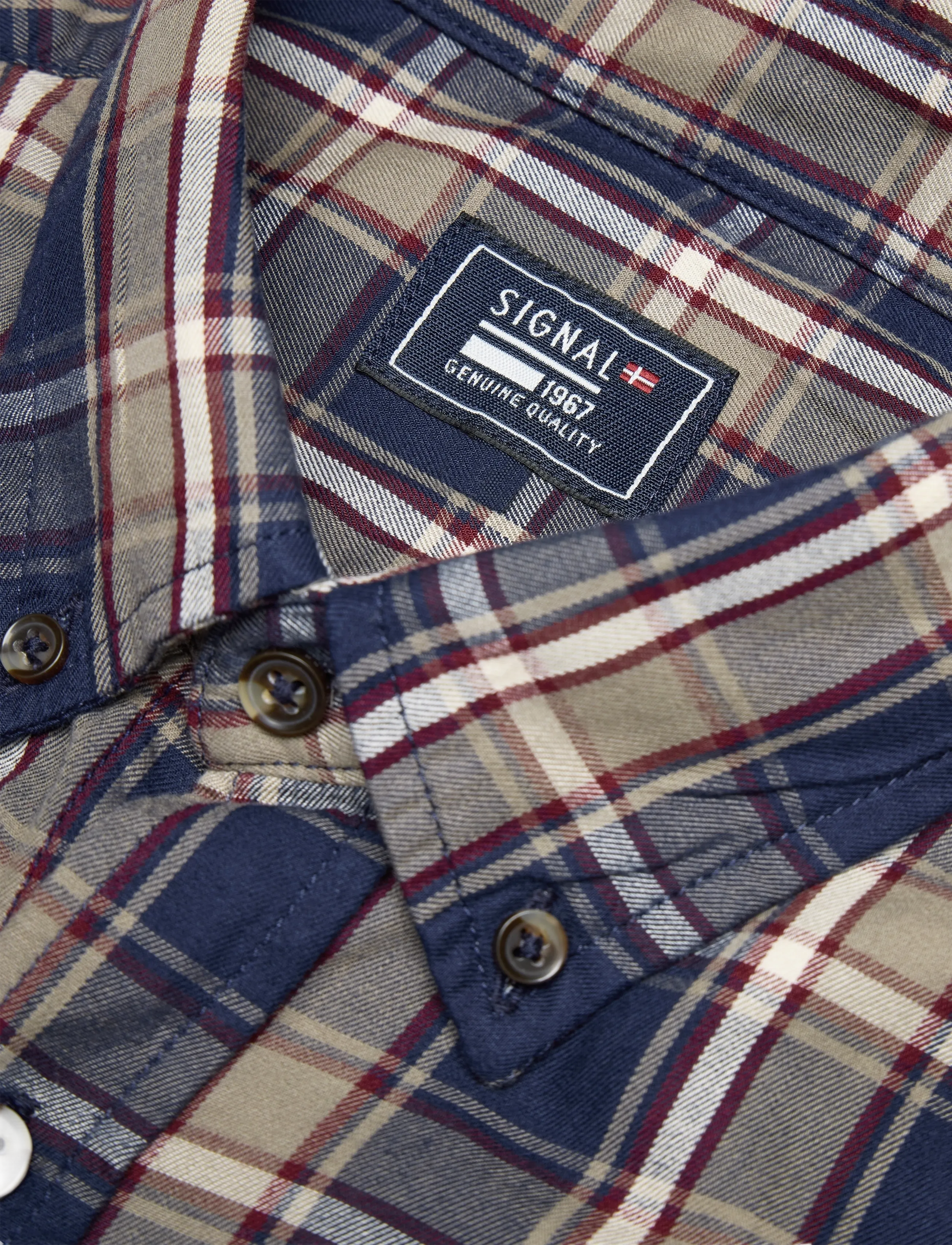 Signal - BROWNE BF22 - casual shirts - brown crocodile - 2
