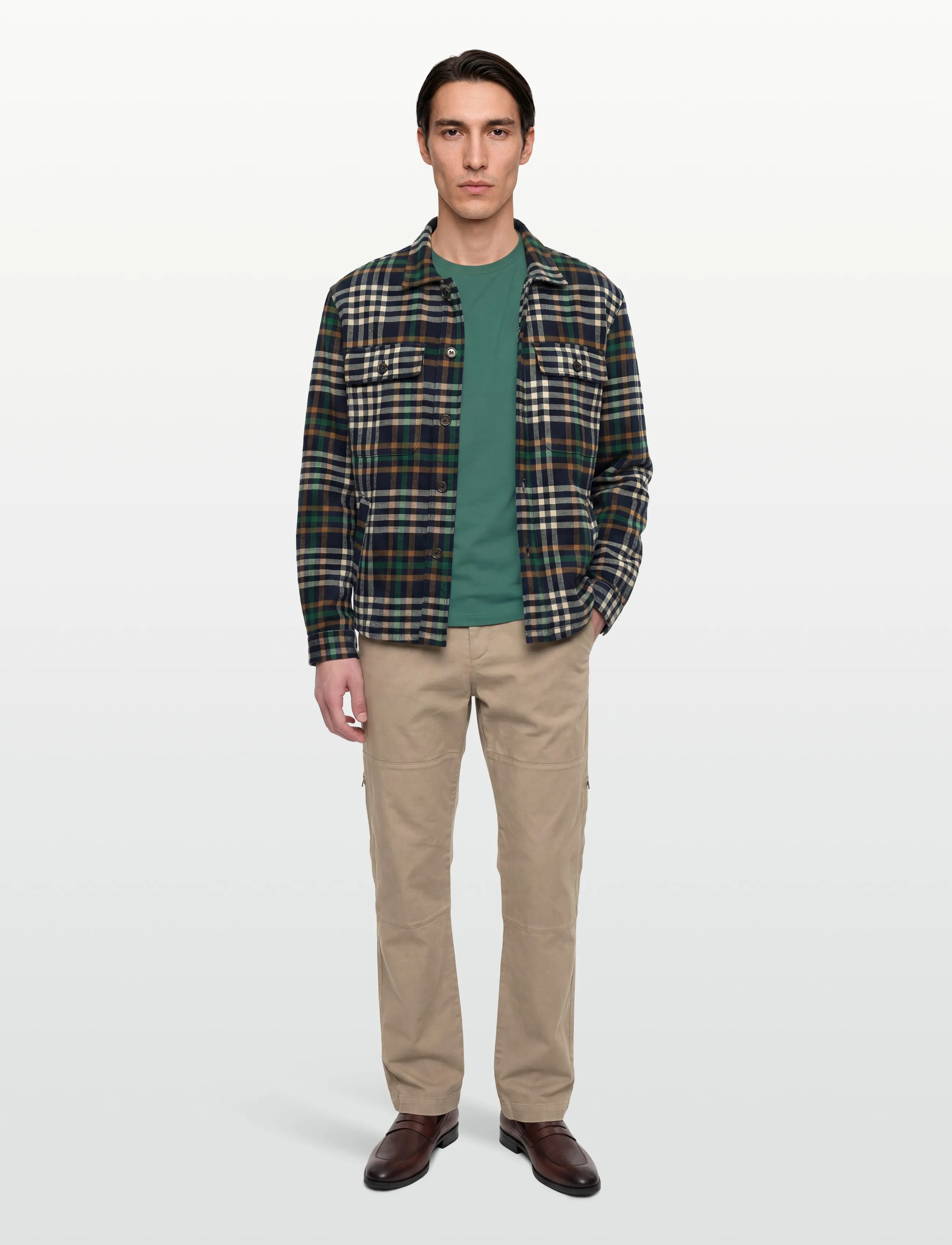 Signal - SIEVEN CHECK - casual skjorter - green tree top - 0